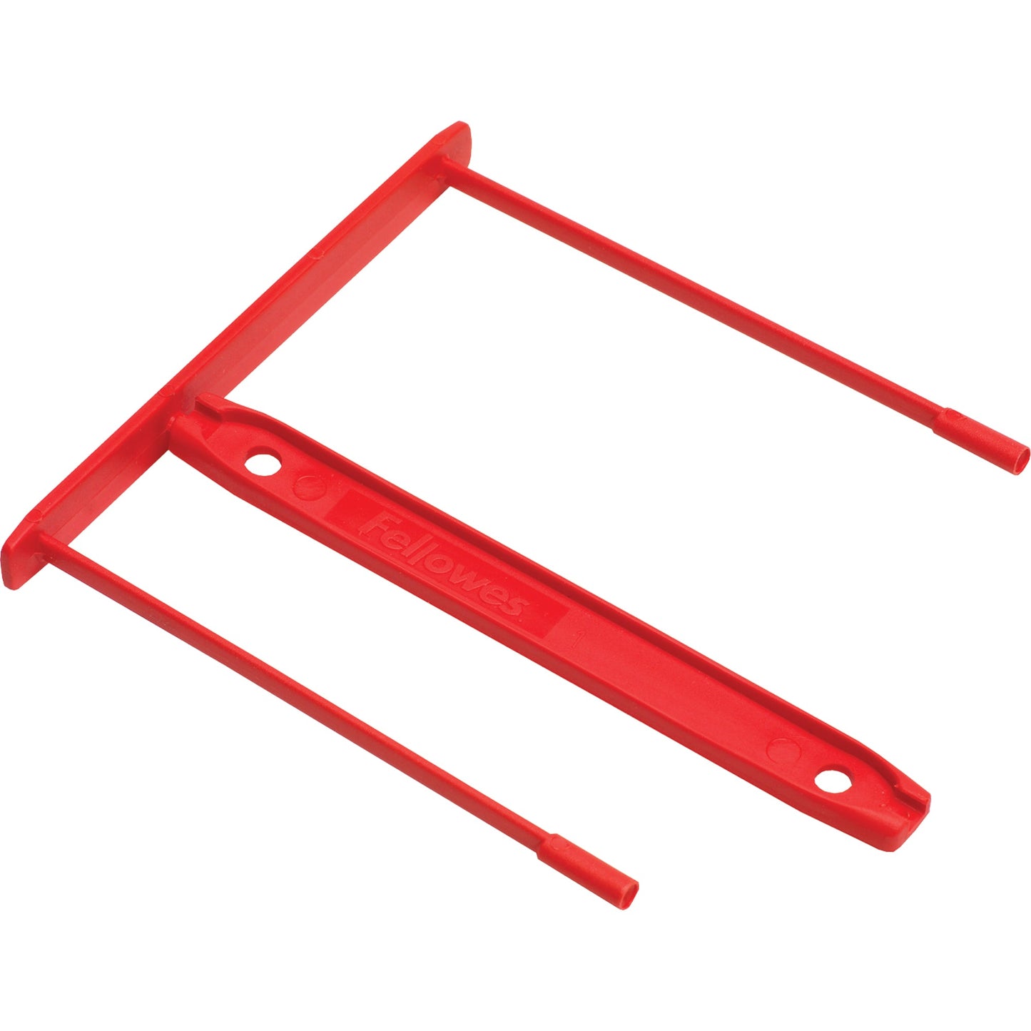 Bankers Box® Abheftbügel 60mm Kunststoff, 100 % recycelt rot 100 St./Pack.