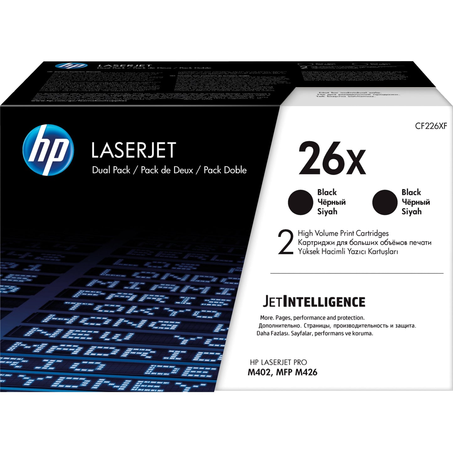 HP Toner Originalzubehör 26X ca. 2 x 9.000 Seiten schwarz 2 St./Pack.