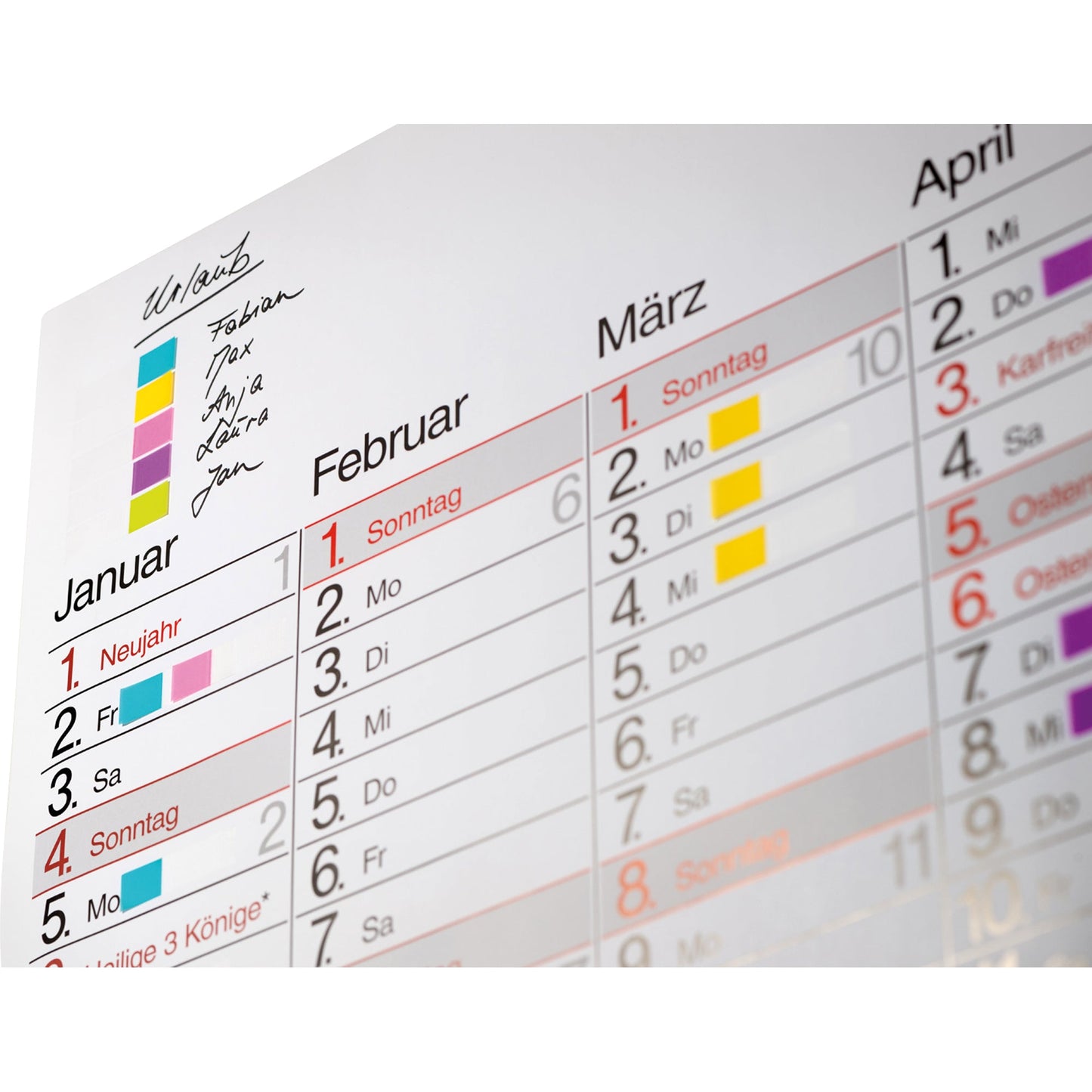 Post-it® Haftstreifen Index Mini 43,2 x 11,9 mm (B x H) rot, gelb, grün, blau 35 Bl./Block 4 Block/Pack.