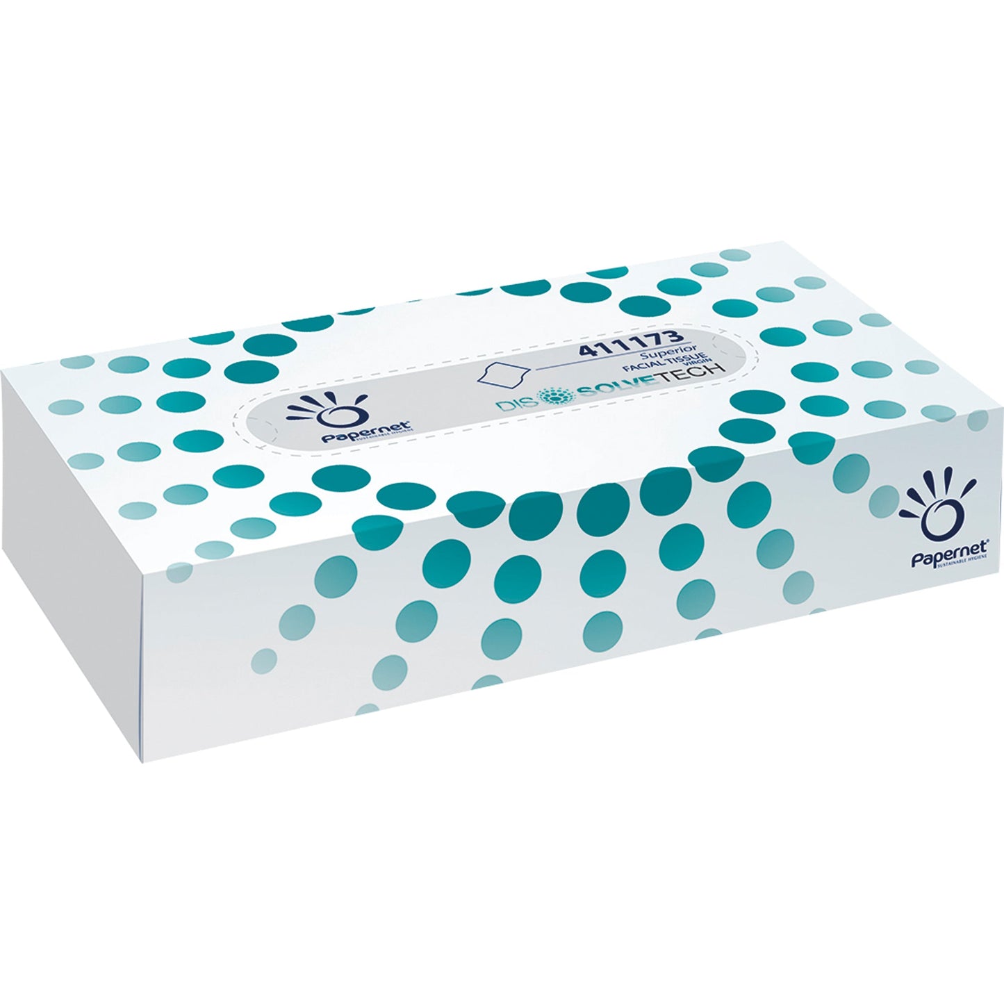 Papernet Kosmetiktücher Superior Dissolve 21 x 20 cm (B x L) Zellstoff hochweiß 100 St./Pack.