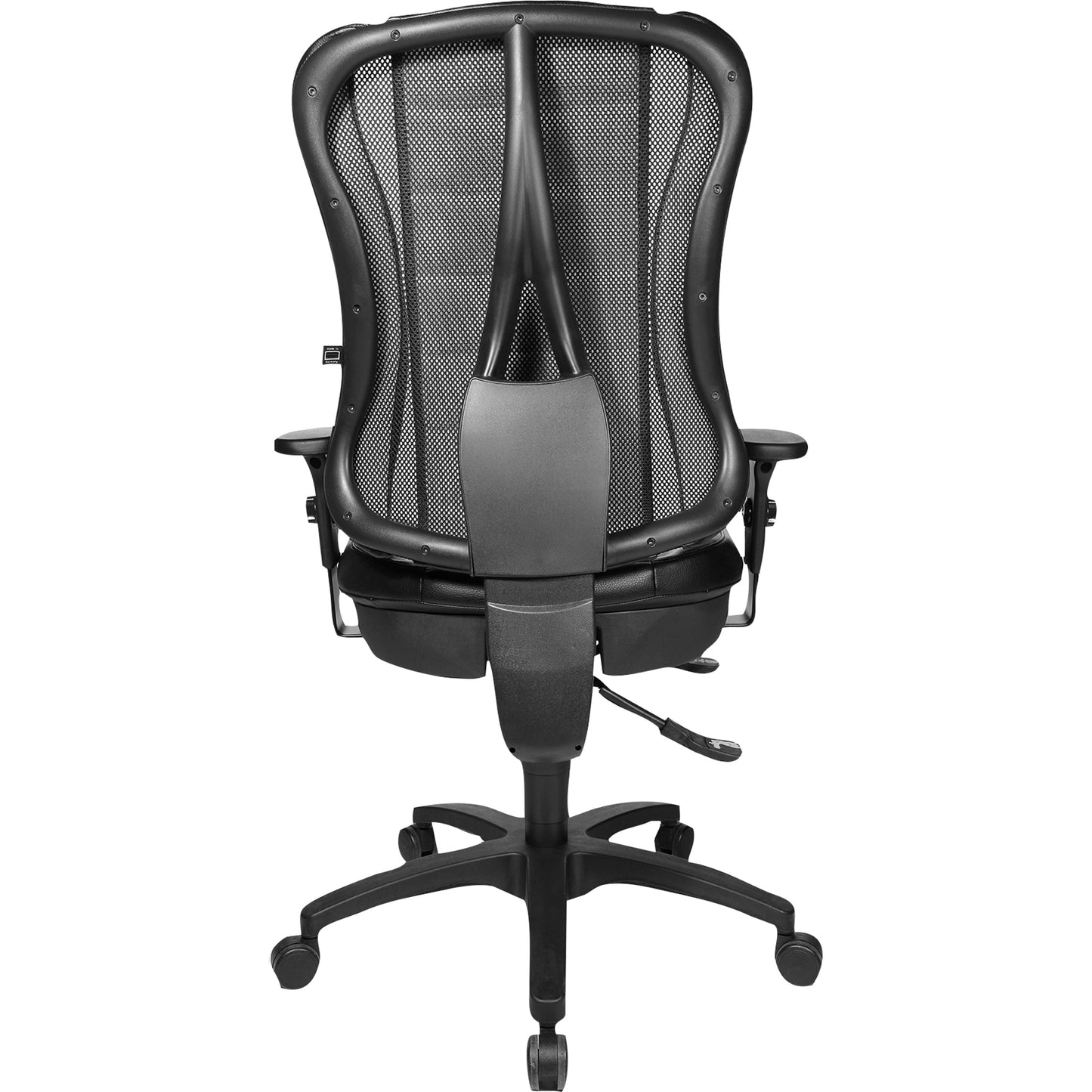 TOPSTAR Bürodrehstuhl Head Point RS 42-53cm Punktsynchronmechanik Rolle hart gebremst (für Teppichboden) Polyamid schwarz