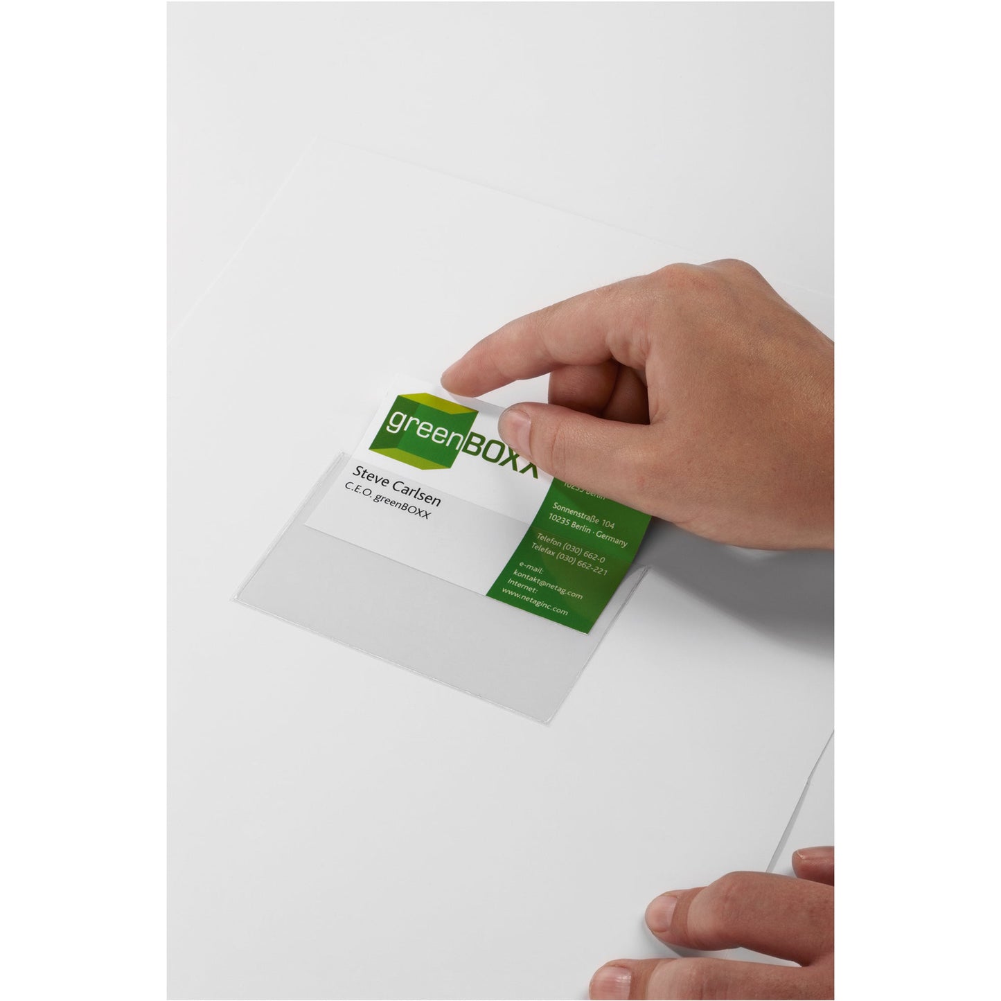 DURABLE Selbstklebetasche POCKETFIX® 9,4 x 6,1 cm (B x H) Kunststoff transparent 100 St./Pack.