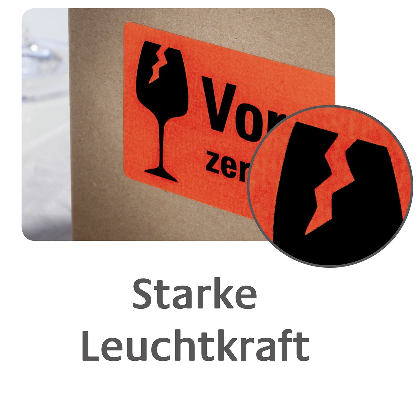 Avery Zweckform Hinweisetikett 100 x 50 mm (B x H) Papier neonrot 200 Etik./Pack.