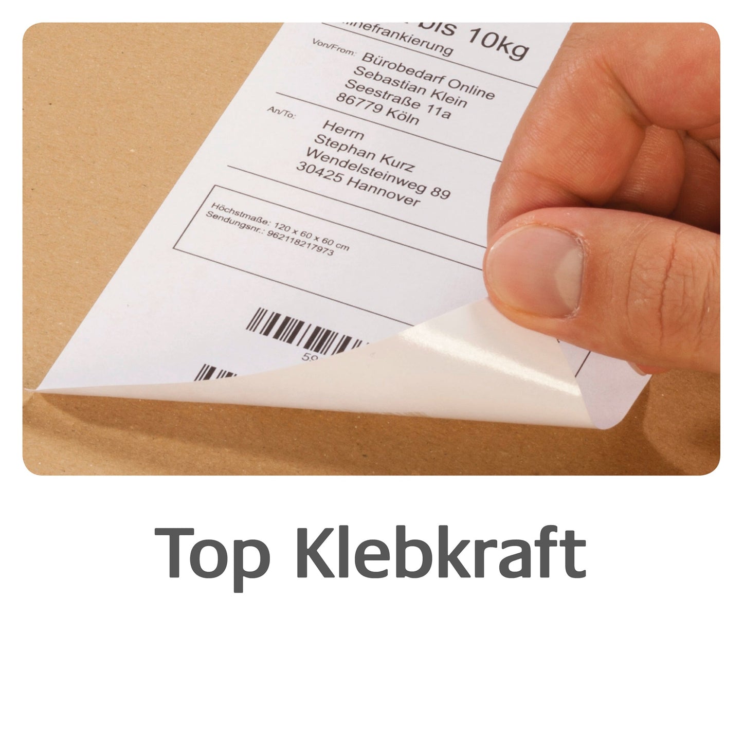 Avery Zweckform Adressetikett 99,1 x 143,5 mm (B x H) Papier weiß 1.200 Etik./Pack.