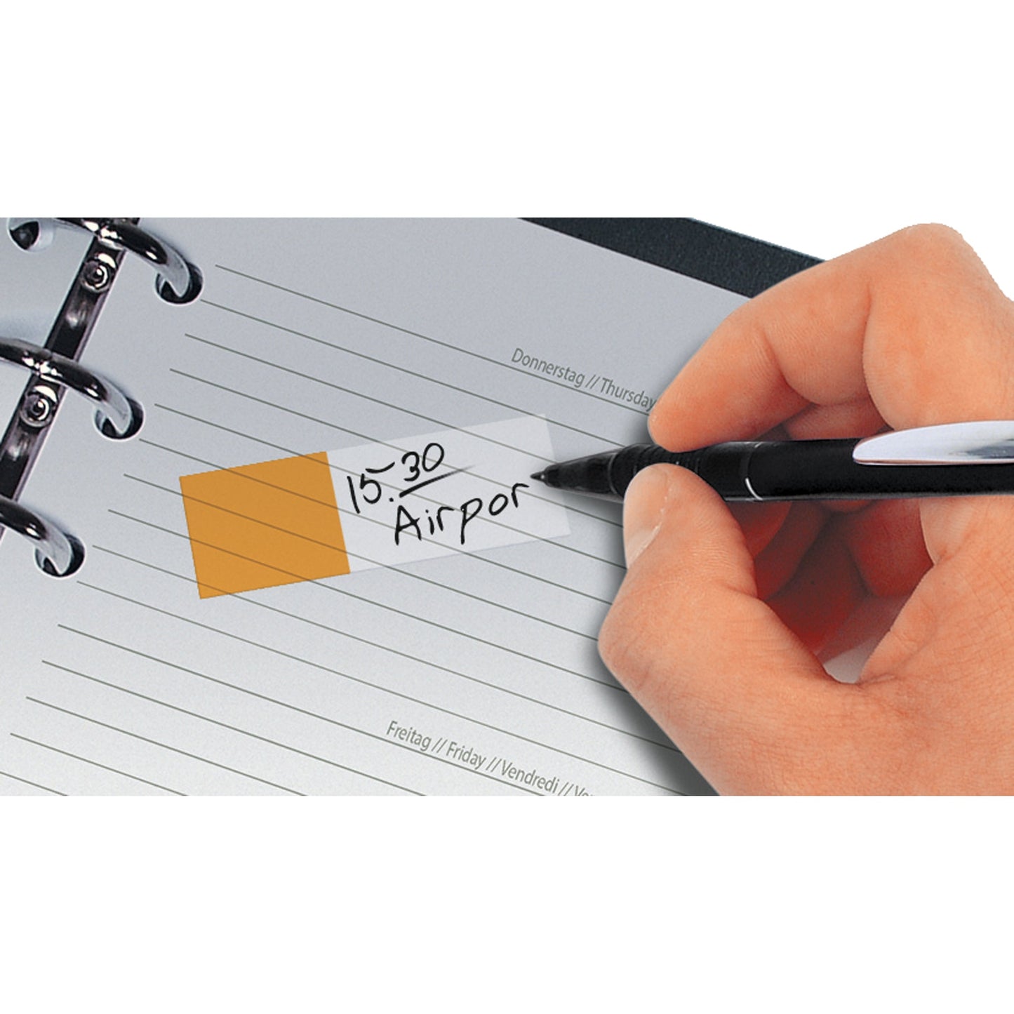 SIGEL Haftstreifen Film Multicolor 44 x 12,5 mm (B x H) 2 x orange, je 1 x gelb, hellgrün, dunkelblau, lila, dunkelgrün, pink, hellblau, rot 50 Bl./Block 10 Block/Pack.