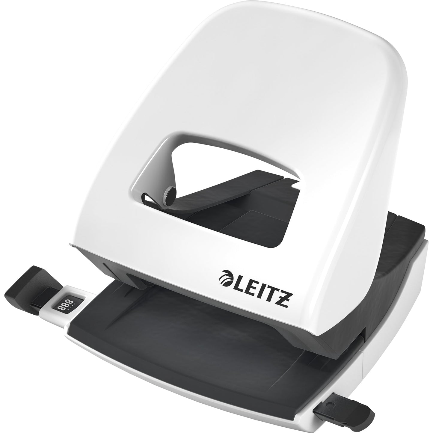 Leitz Locher NeXXt WOW 5008 8cm 30 Bl. (80 g/m²) mit Anschlagschiene weiß