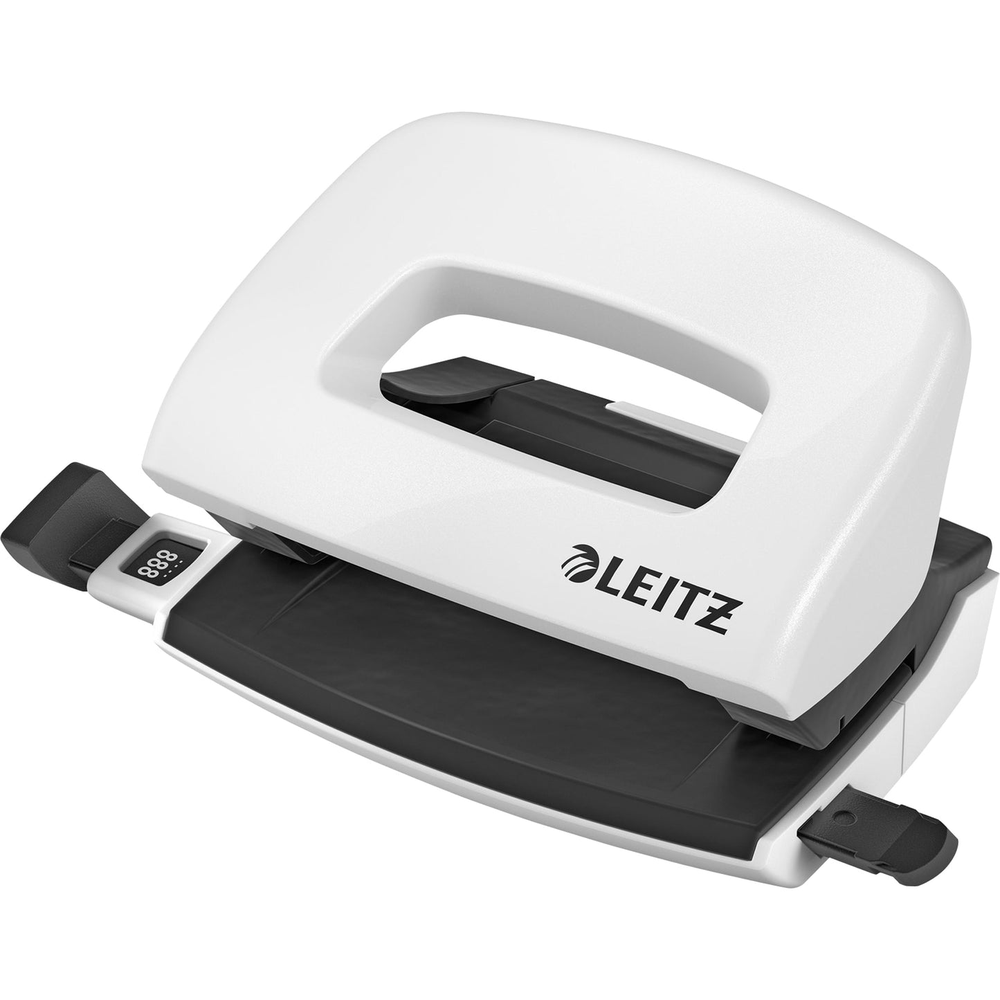 Leitz Locher NeXXt WOW Mini 5060 8cm 10 Bl. (80 g/m²) mit Anschlagschiene weiß