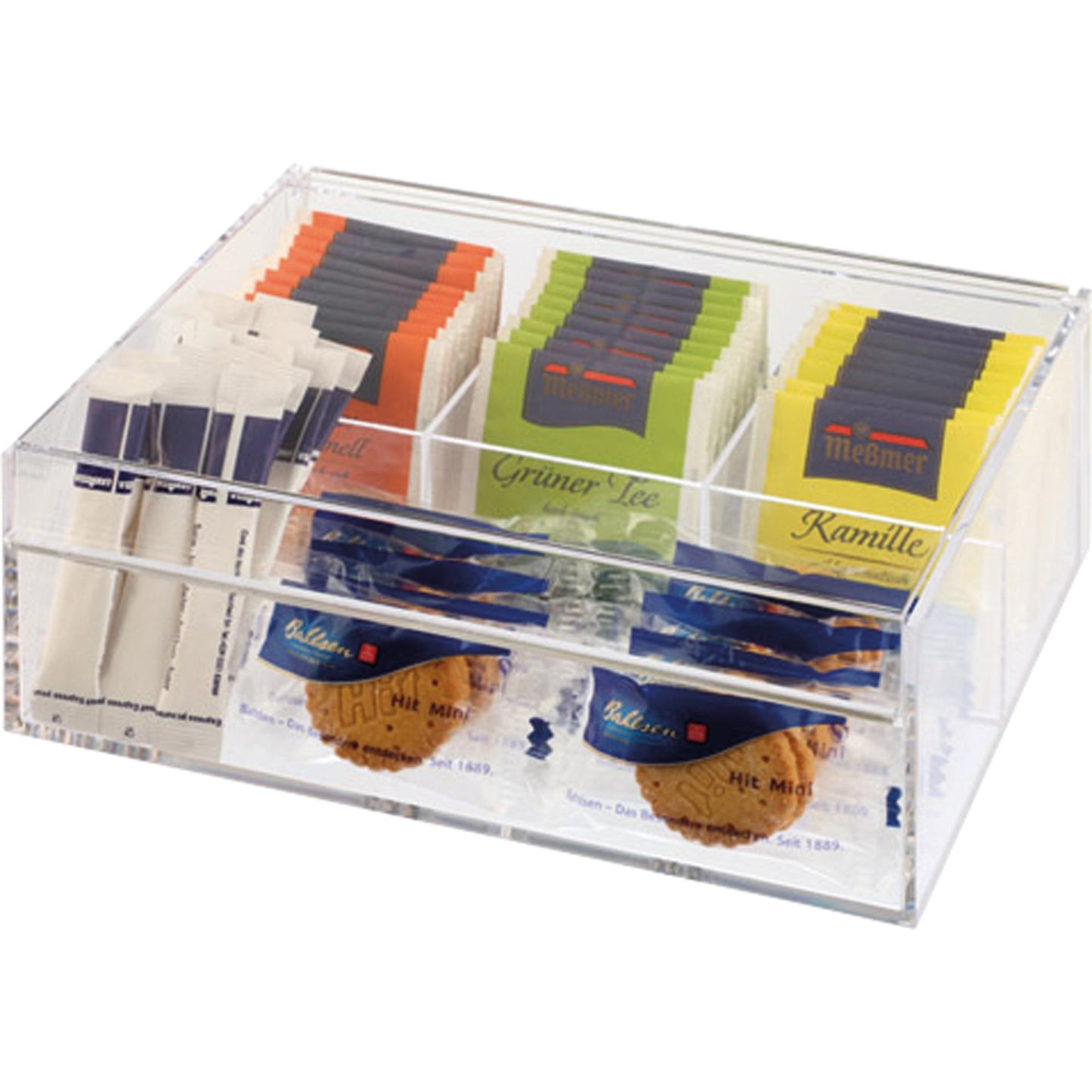 APS Teebox 22 x 9 x 17 cm (B x H x T) Acryl transparent