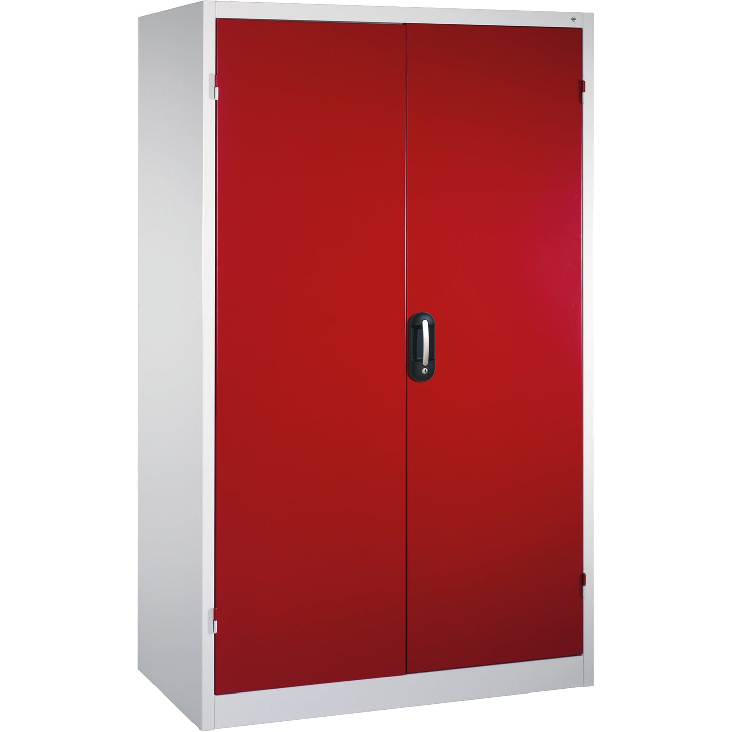 C+P Werkzeugschrank Serie 89 1.200 x 1.950 x 600 mm (B x H x T) Stahl, lackiert Farbe der Front: rubinrot Farbe des Korpus: lichtgrau