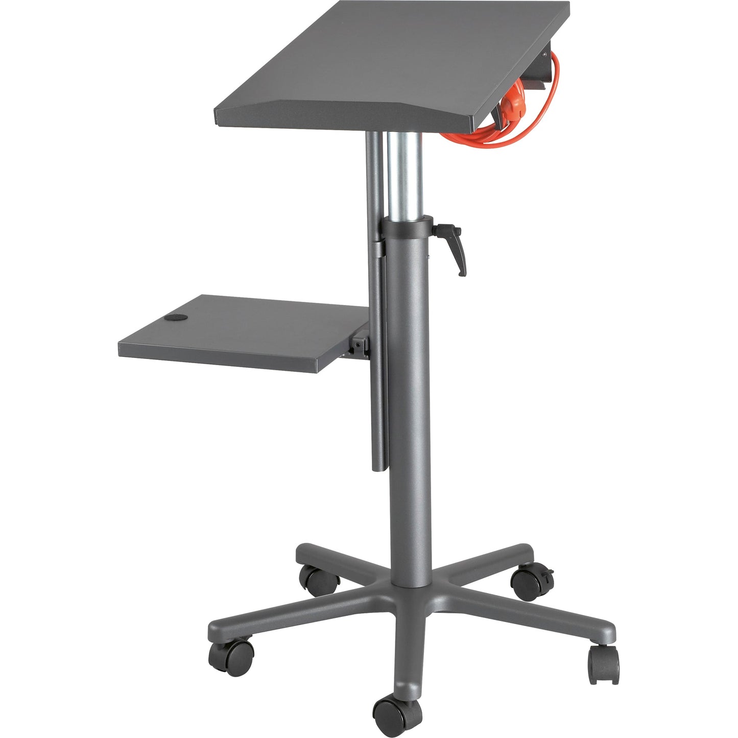 MAUL Projektionswagen Laptop, Beamer 61 x 73,5-120 x 61 cm (B x H x T) Stahl anthrazit