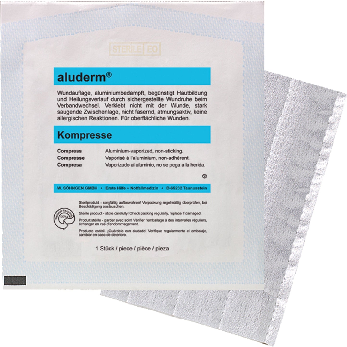 aluderm® Kompresse 10 x 15 cm (B x L)