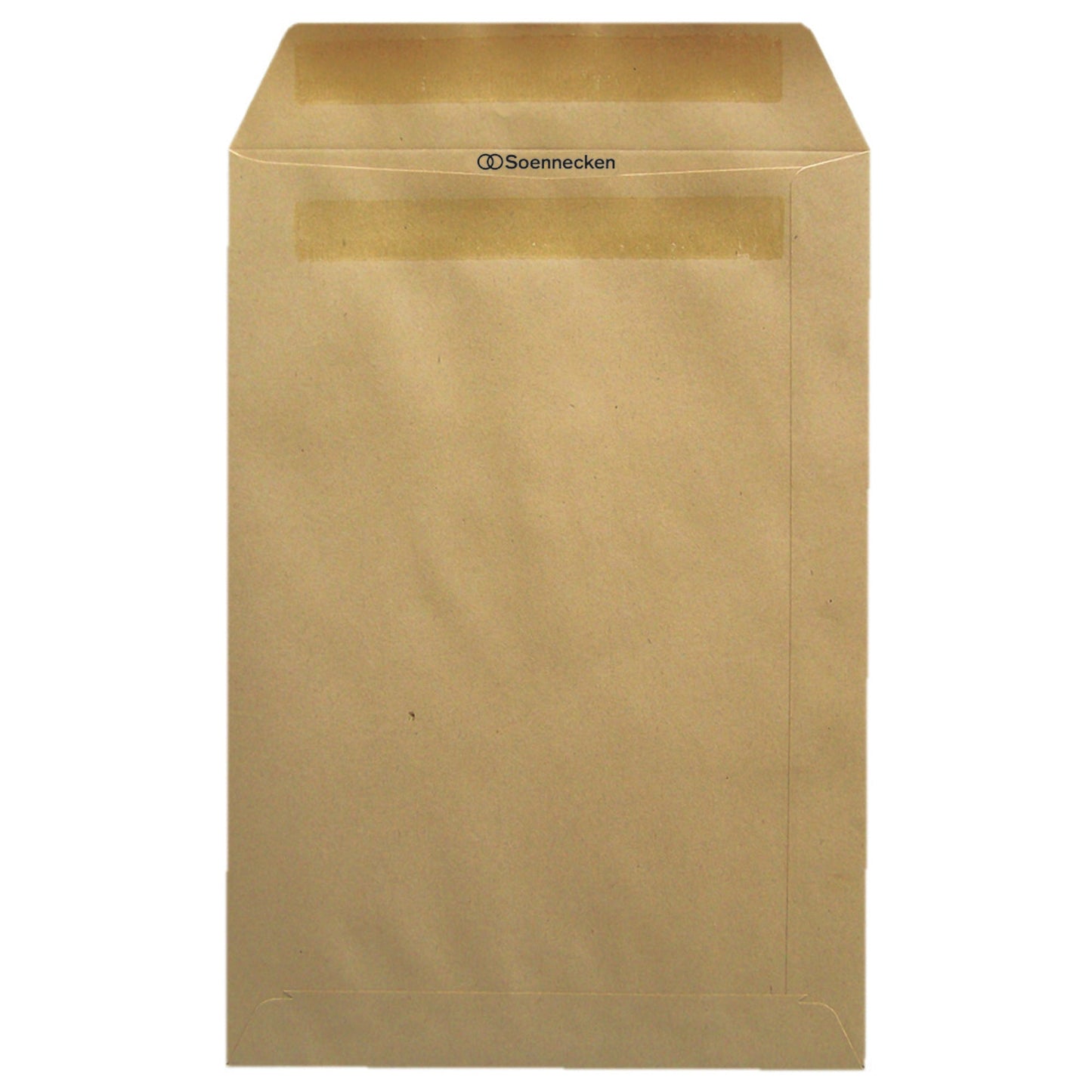 Soennecken Versandtasche DIN C4 229 x 324 mm (B x H) mit Selbstklebung ohne Fenster 90g/m² natronbraun 250 St./Pack.