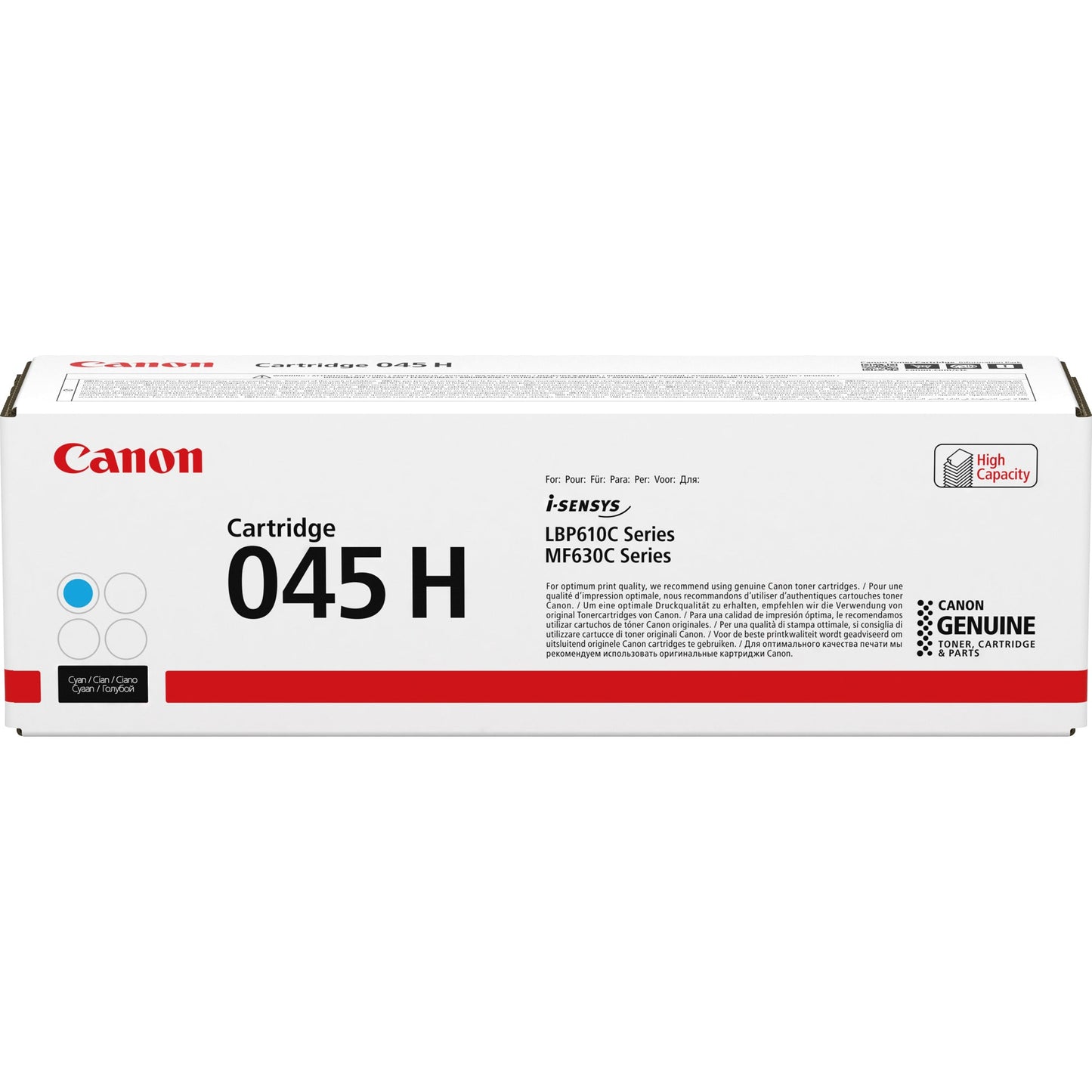 Canon Toner Originalzubehör 045H ca. 2.200 Seiten cyan