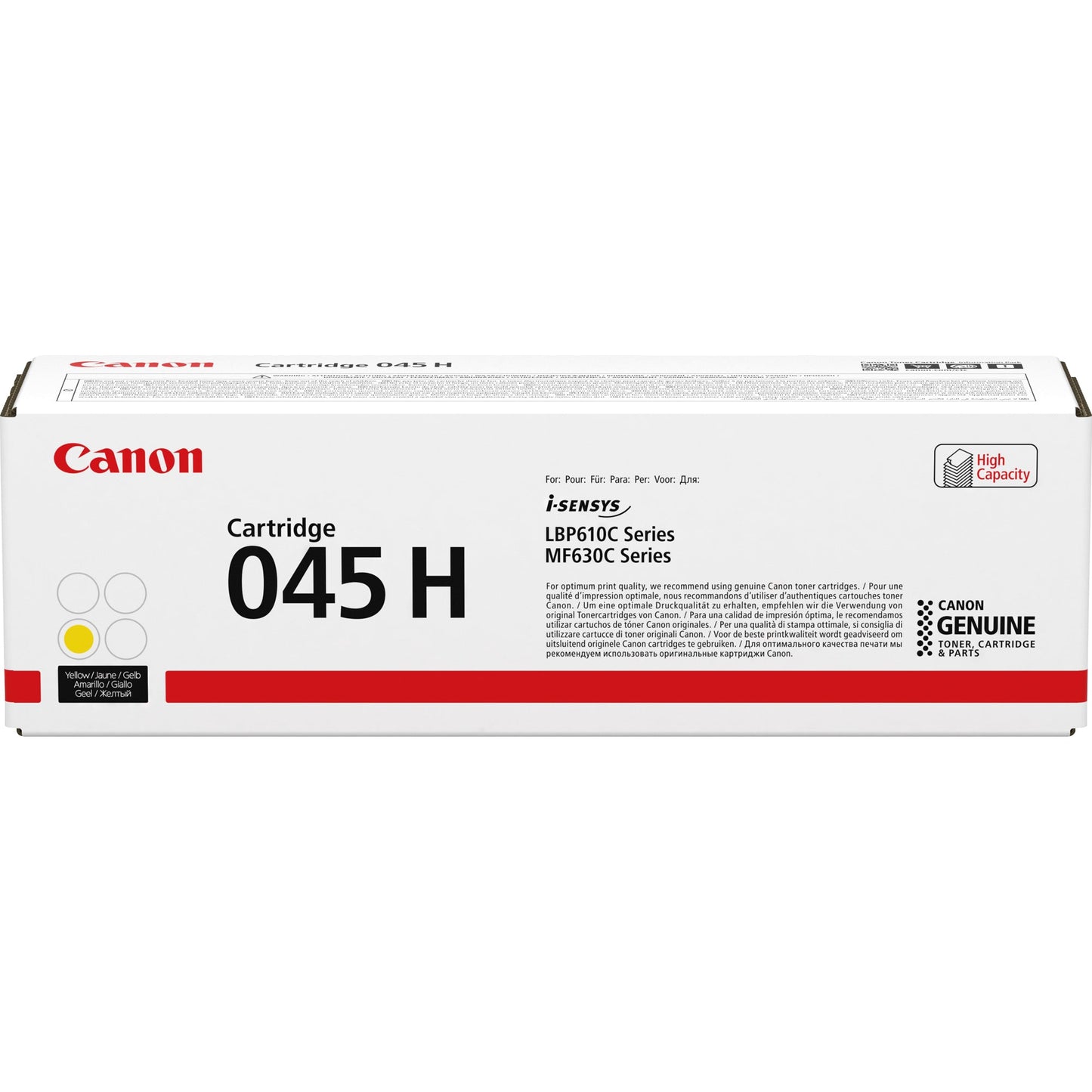 Canon Toner Originalzubehör 045H ca. 2.200 Seiten gelb