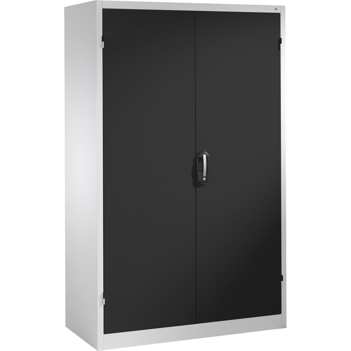 C+P Werkzeugschrank Serie 89 1.200 x 1.950 x 600 mm (B x H x T) Stahl, lackiert Farbe der Front: schwarzgrau Farbe des Korpus: lichtgrau