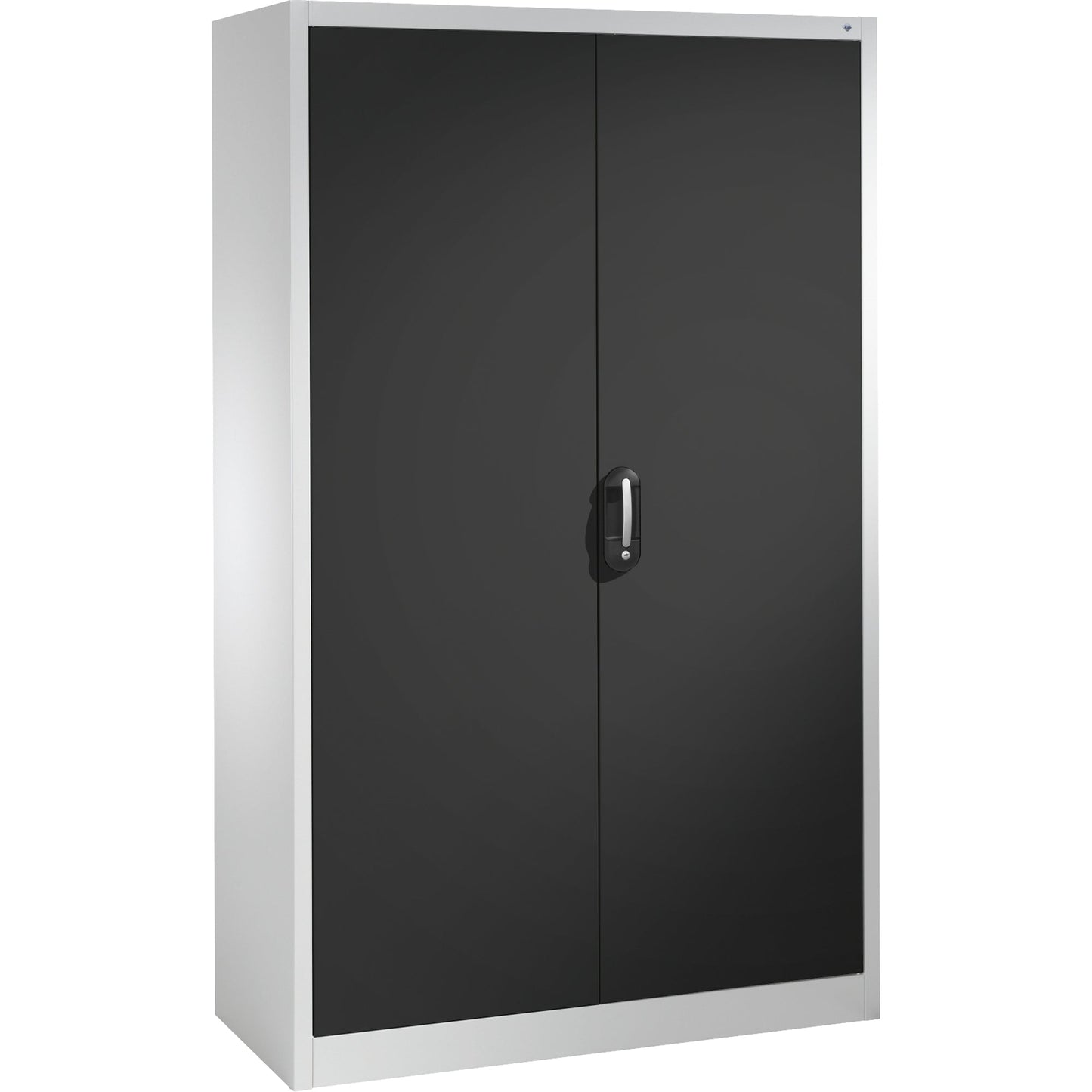 C+P Werkzeugschrank Serie 89 1.200 x 1.950 x 400 mm (B x H x T) Stahl, lackiert Farbe der Front: schwarzgrau Farbe des Korpus: lichtgrau