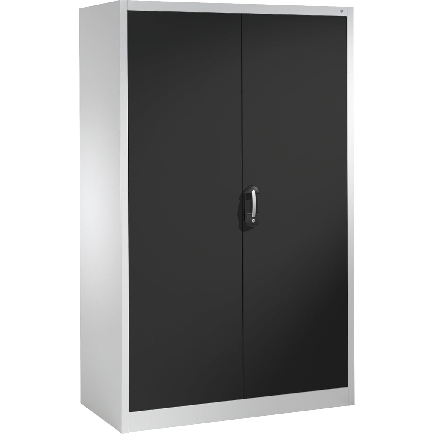 C+P Werkzeugschrank Serie 89 1.200 x 1.950 x 600 mm (B x H x T) Stahl, lackiert Farbe der Front: schwarzgrau Farbe des Korpus: lichtgrau