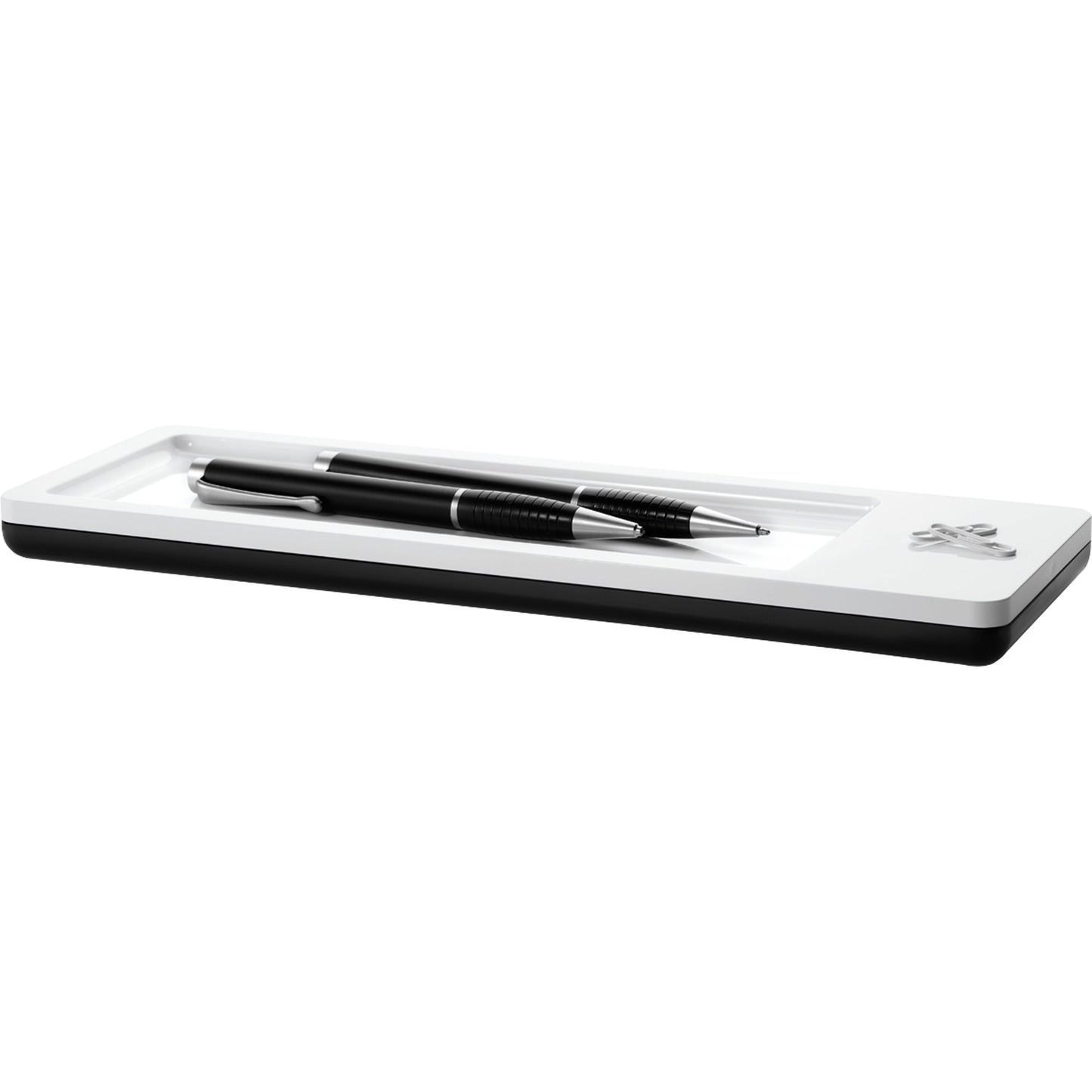 HAN Stiftschale i-Line 28 x 1,8 x 9,5 cm (B x H x T) ABS Kunststoff weiß/schwarz 1 Fach