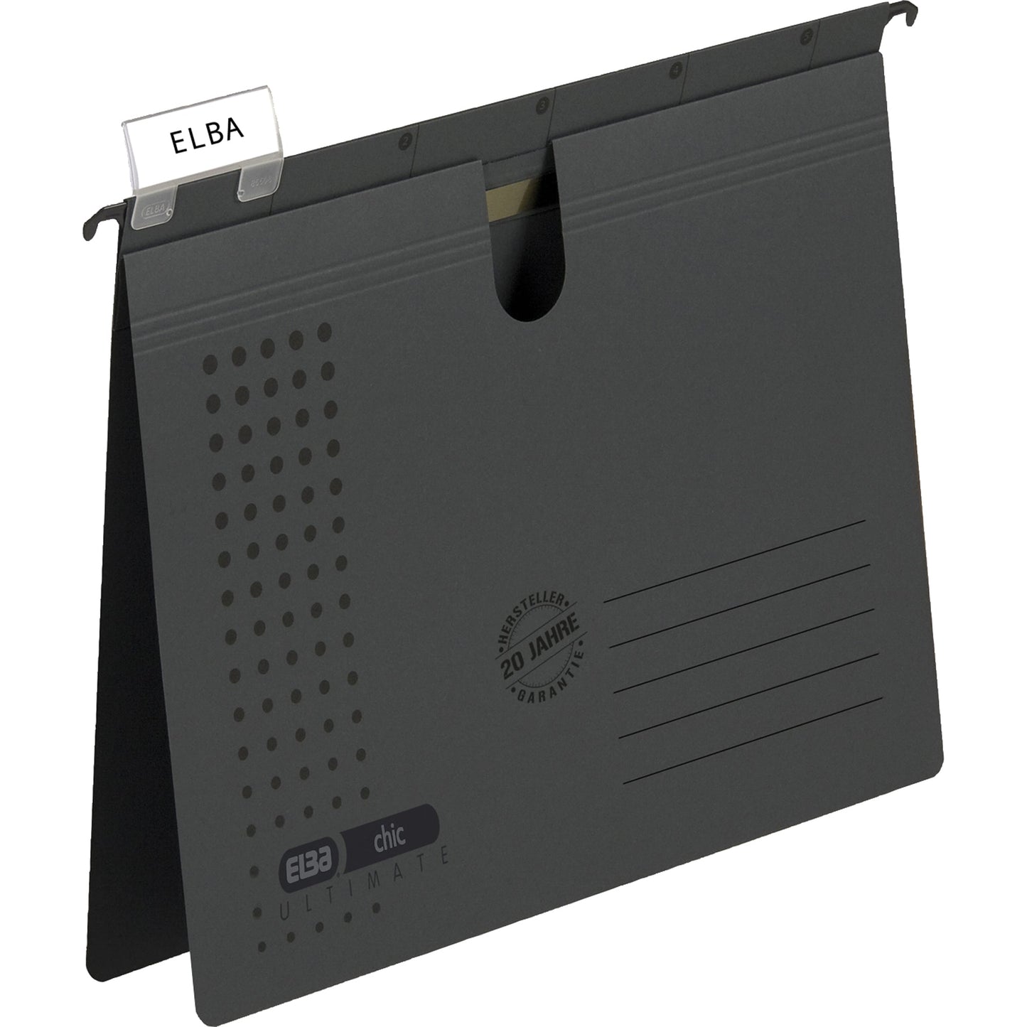 ELBA Hängehefter chic® ULTIMATE® DIN A4 240g/m² Karton anthrazit
