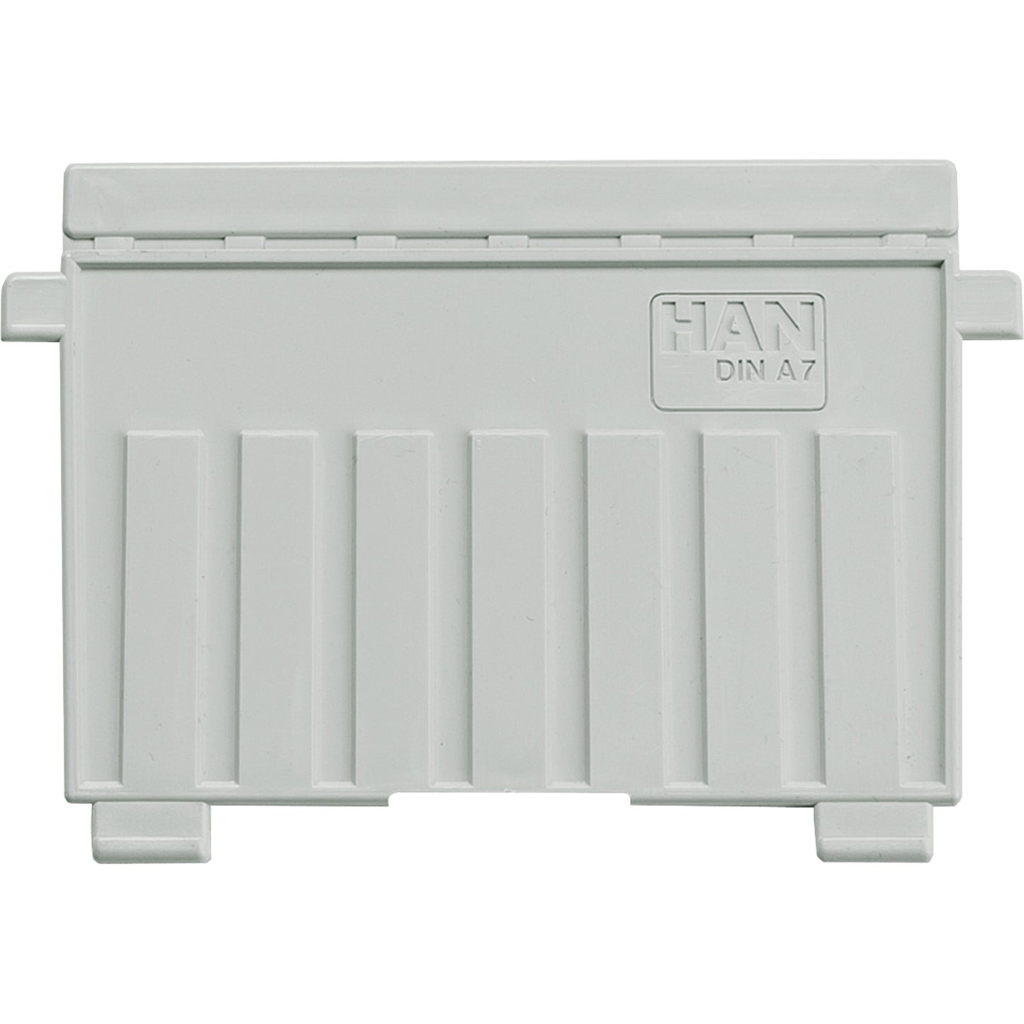HAN Stützplatte DIN A7 quer Polystyrol lichtgrau