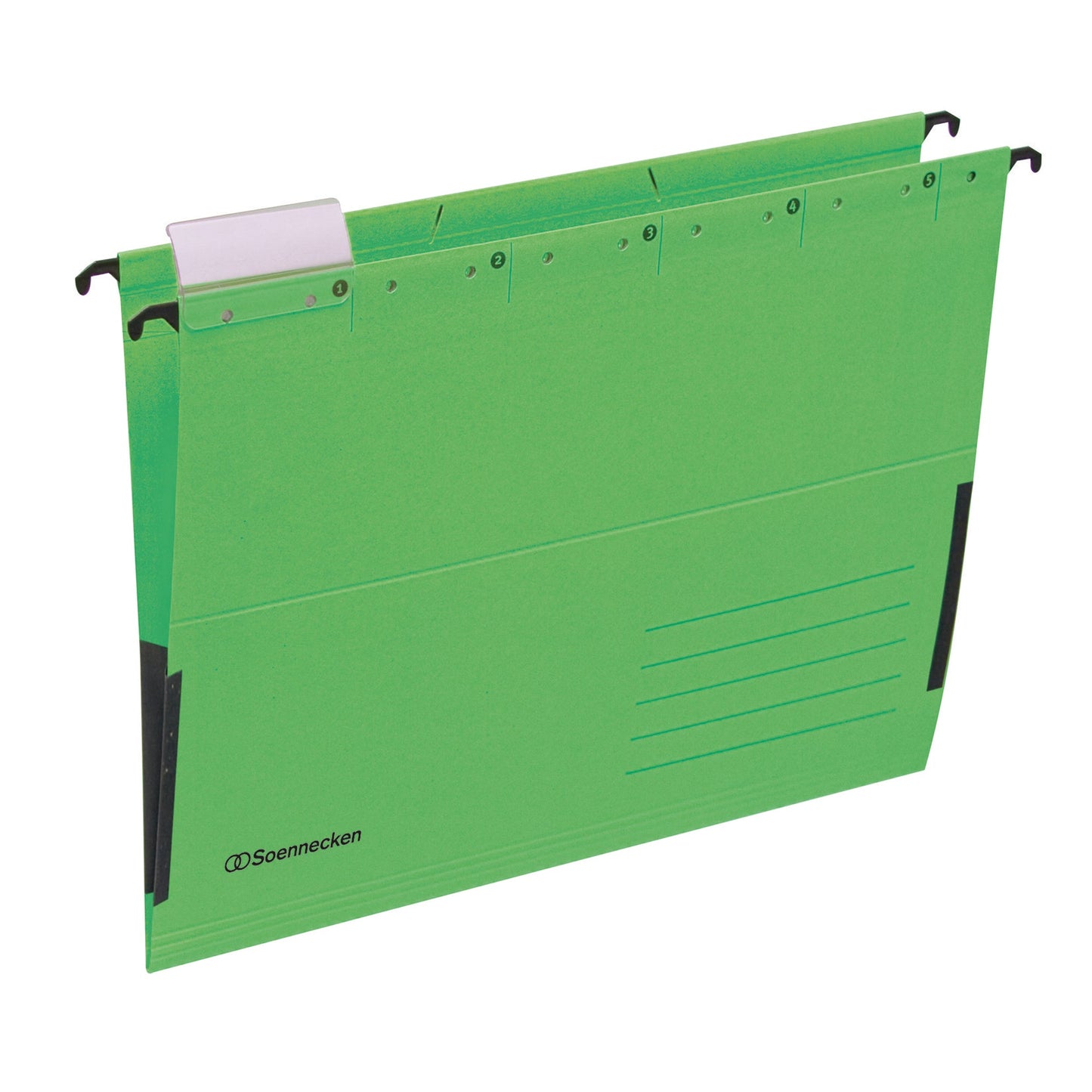 Soennecken Hängetasche DIN A4 220g/m² Recyclingkarton grün 25 St./Pack.