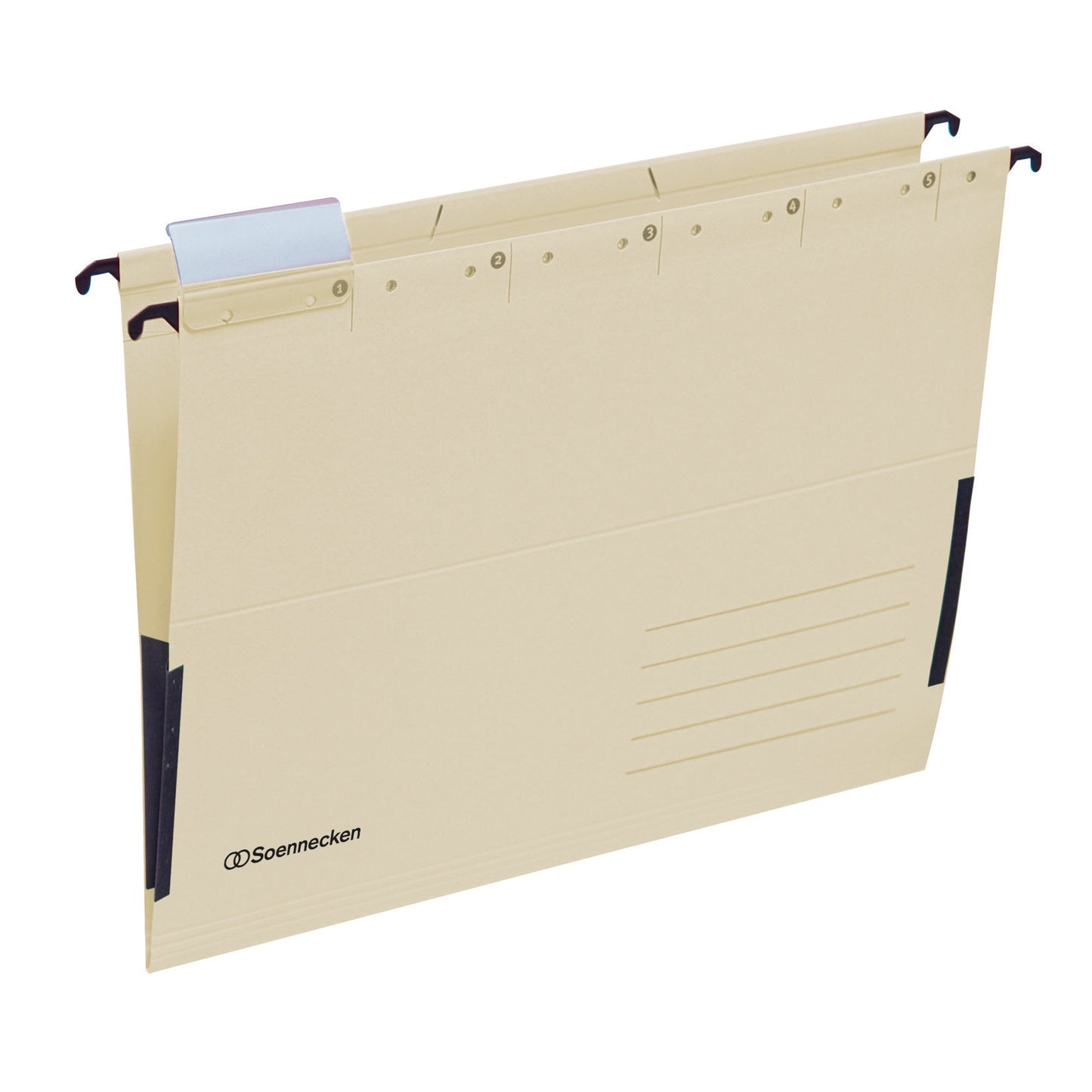 Soennecken Hängetasche DIN A4 220g/m² Recyclingkarton chamois 25 St./Pack.