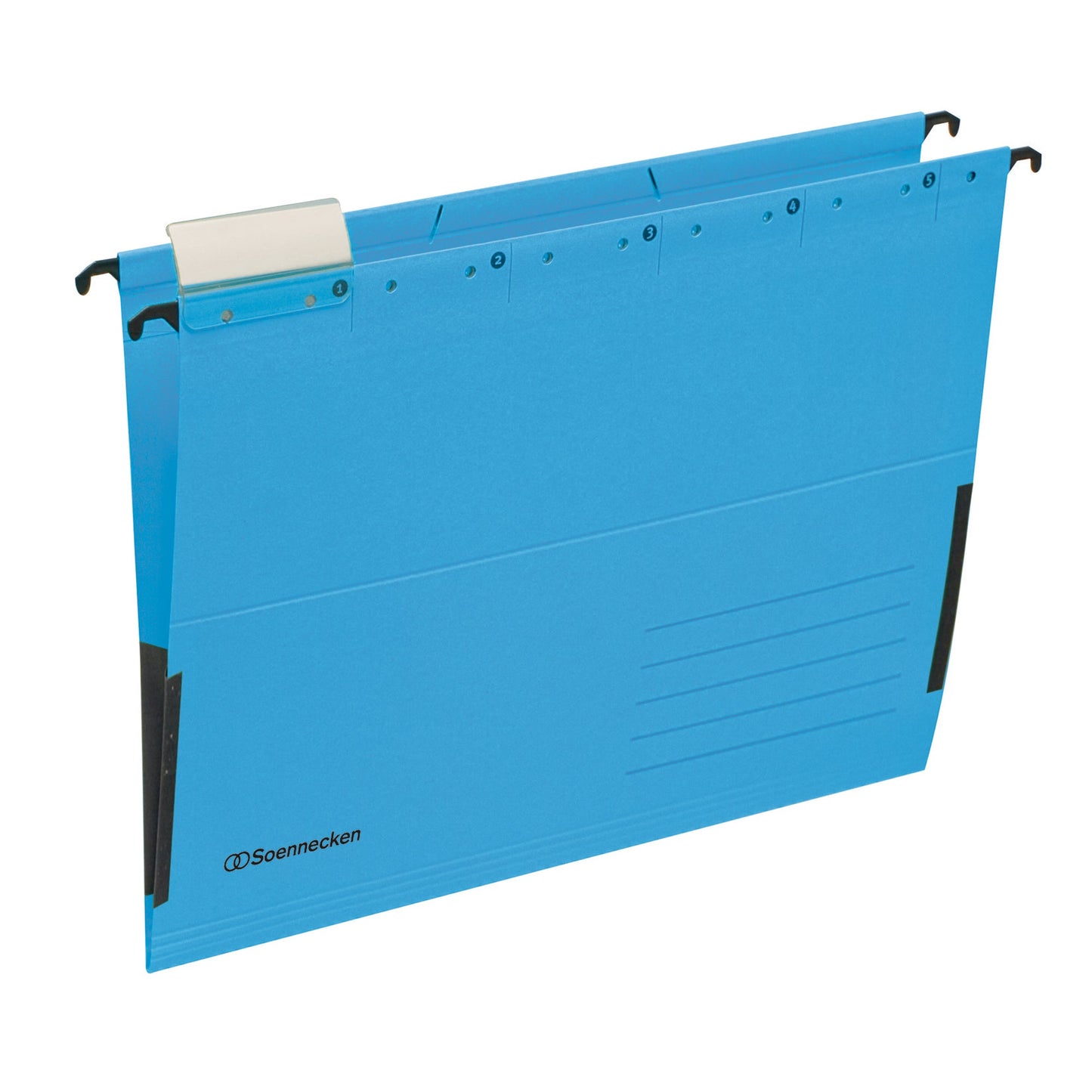 Soennecken Hängetasche DIN A4 220g/m² Recyclingkarton blau 25 St./Pack.