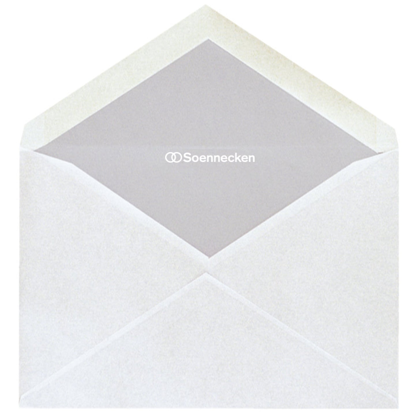 Soennecken Briefumschlag DIN C6 162 x 114 mm (B x H) mit gummierter Klappe ohne Fenster 75g/m² weiß 25 St./Pack.