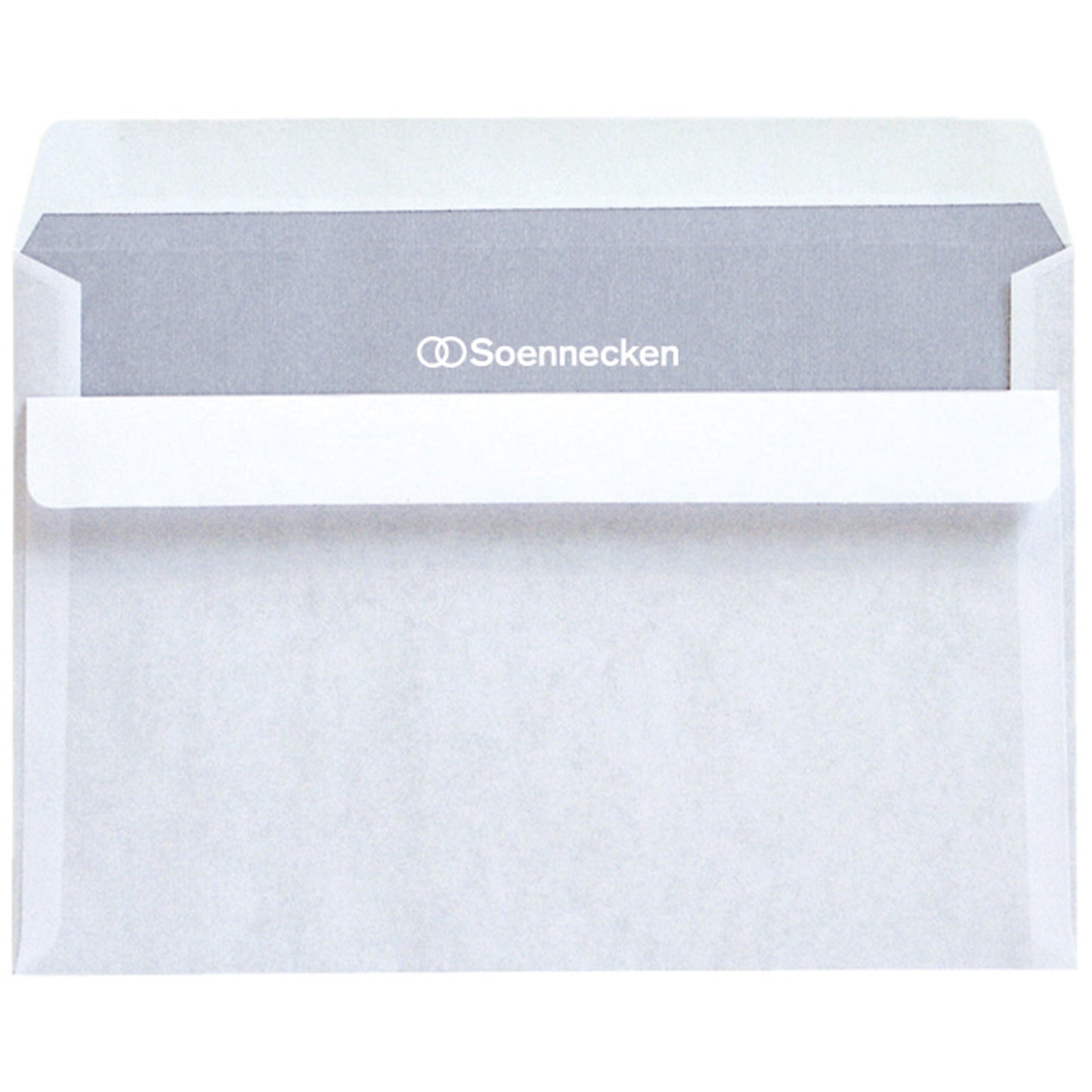 Soennecken Briefumschlag DIN C6 162 x 114 mm (B x H) mit Selbstklebung ohne Fenster 75g/m² weiß 1.000 St./Pack.
