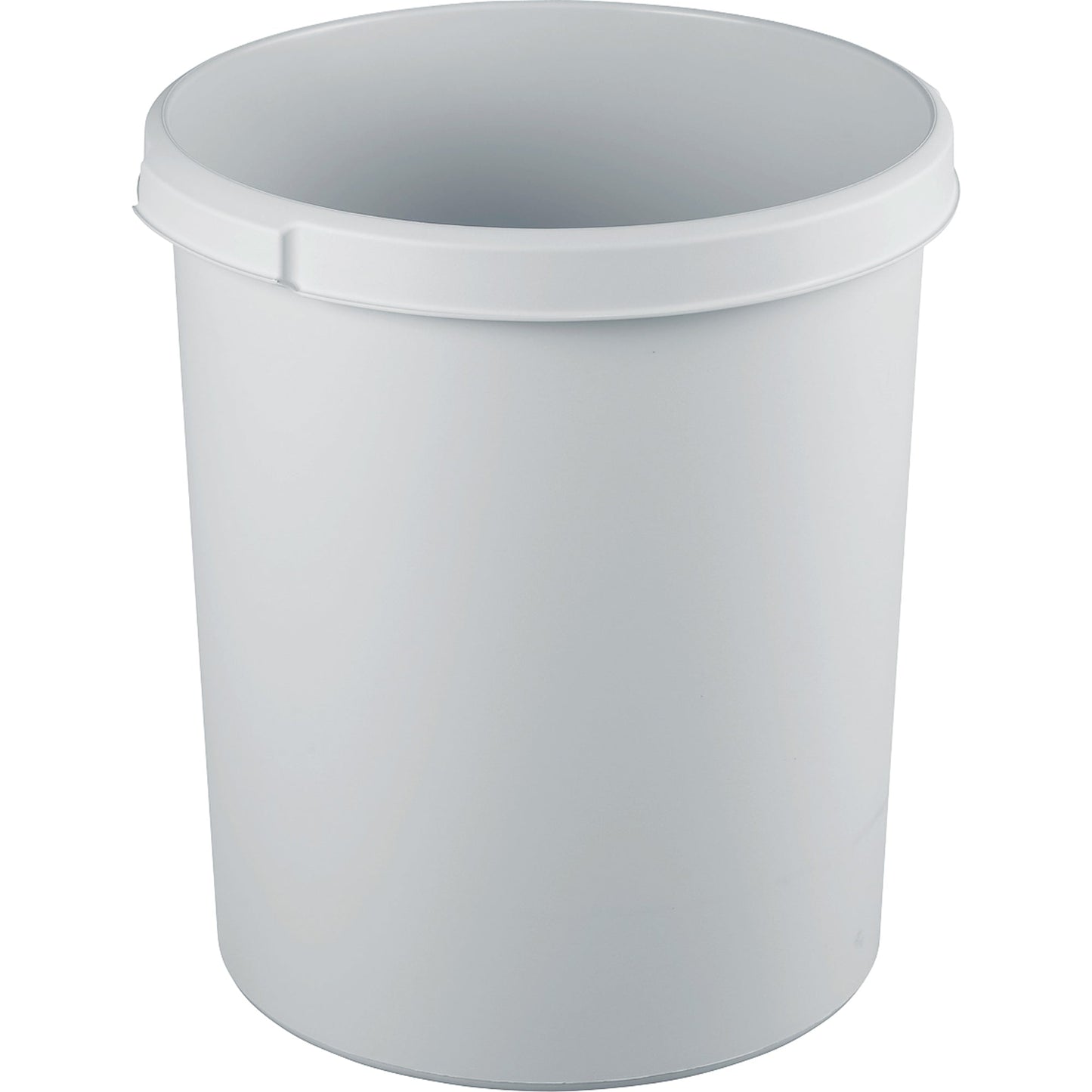 HAN Papierkorb KLASSIK 37,5 x 41 cm (Ø x H) Polypropylen Farbe: lichtgrau 1 Sortierfach