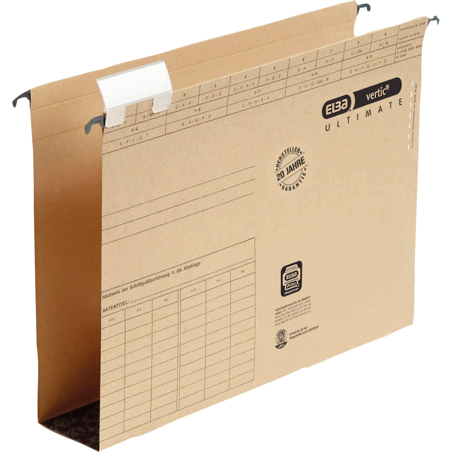 ELBA Hängesammler vertic® ULTIMATE® DIN A4 Karton naturbraun