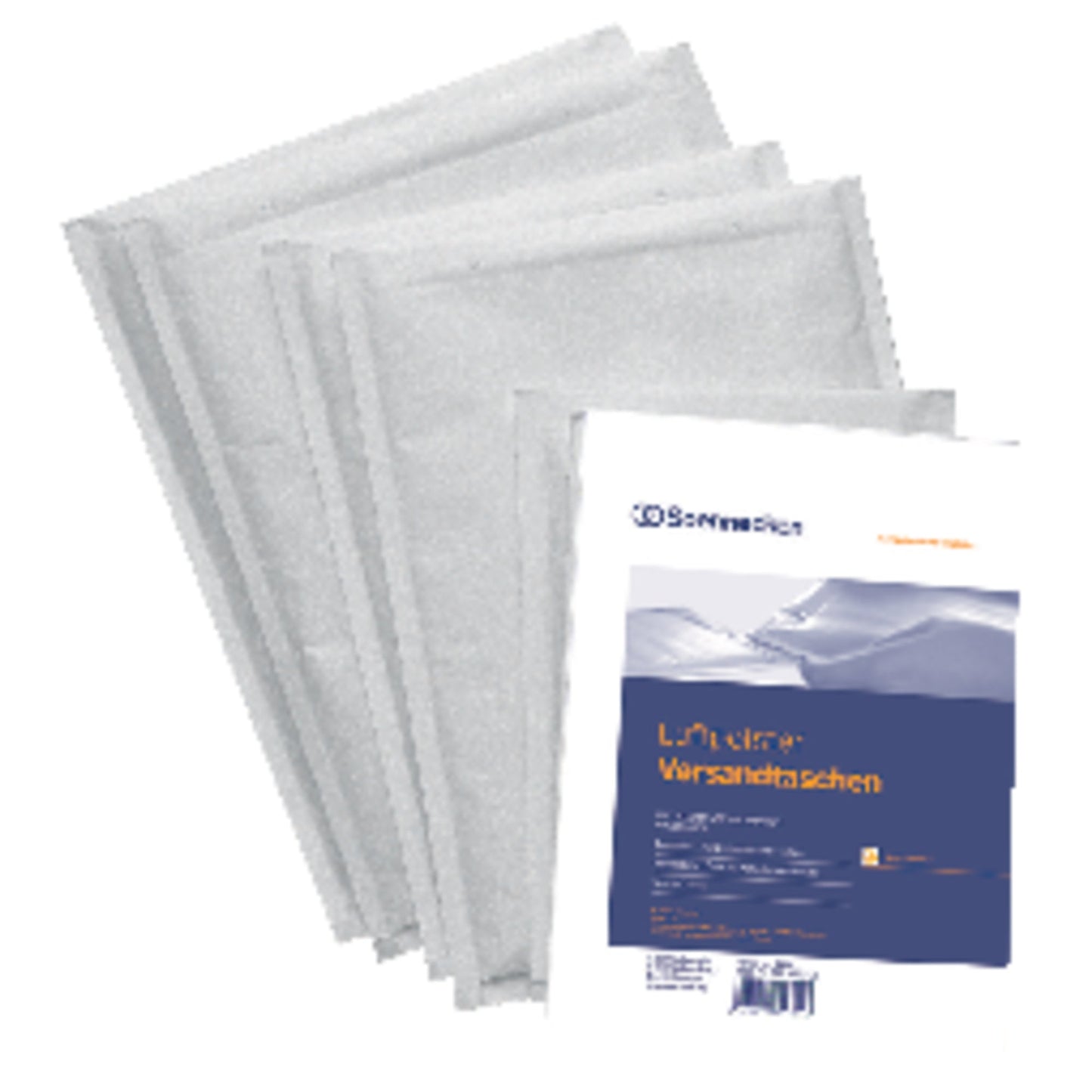 Soennecken Luftpolstertasche J/6 mit Haftklebung Kraftpapier weiß 5 St./Pack.