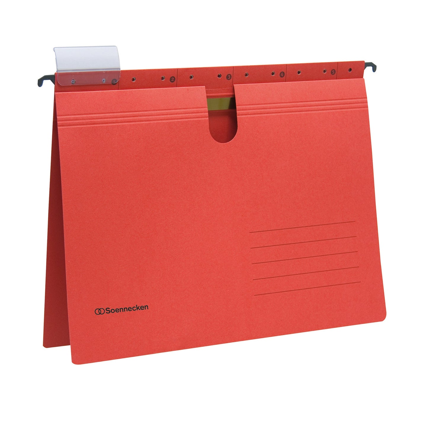Soennecken Hängehefter DIN A4 220g/m² Recyclingkarton rot 25 St./Pack.