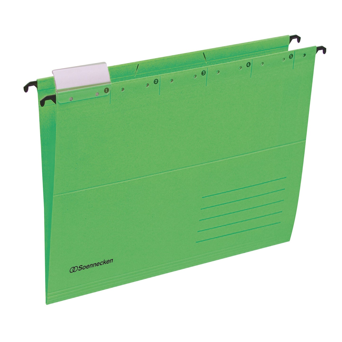 Soennecken Hängemappe DIN A4 220g/m² Recyclingkarton grün 25 St./Pack.