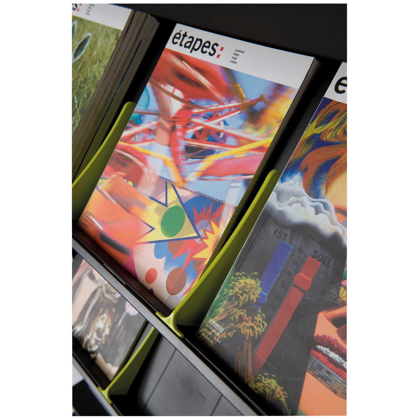 Paperflow Prospektständer EPI 30 x 167,5 x 38,5 cm (B x H x T) Metall schwarz 16 Fächer