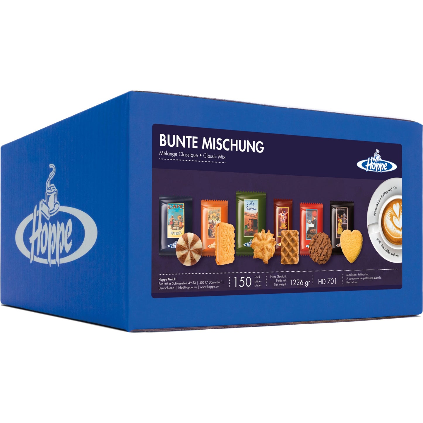 Hoppe Gebäckmischung Bunte Mischung 150 x 8 g/Pack.