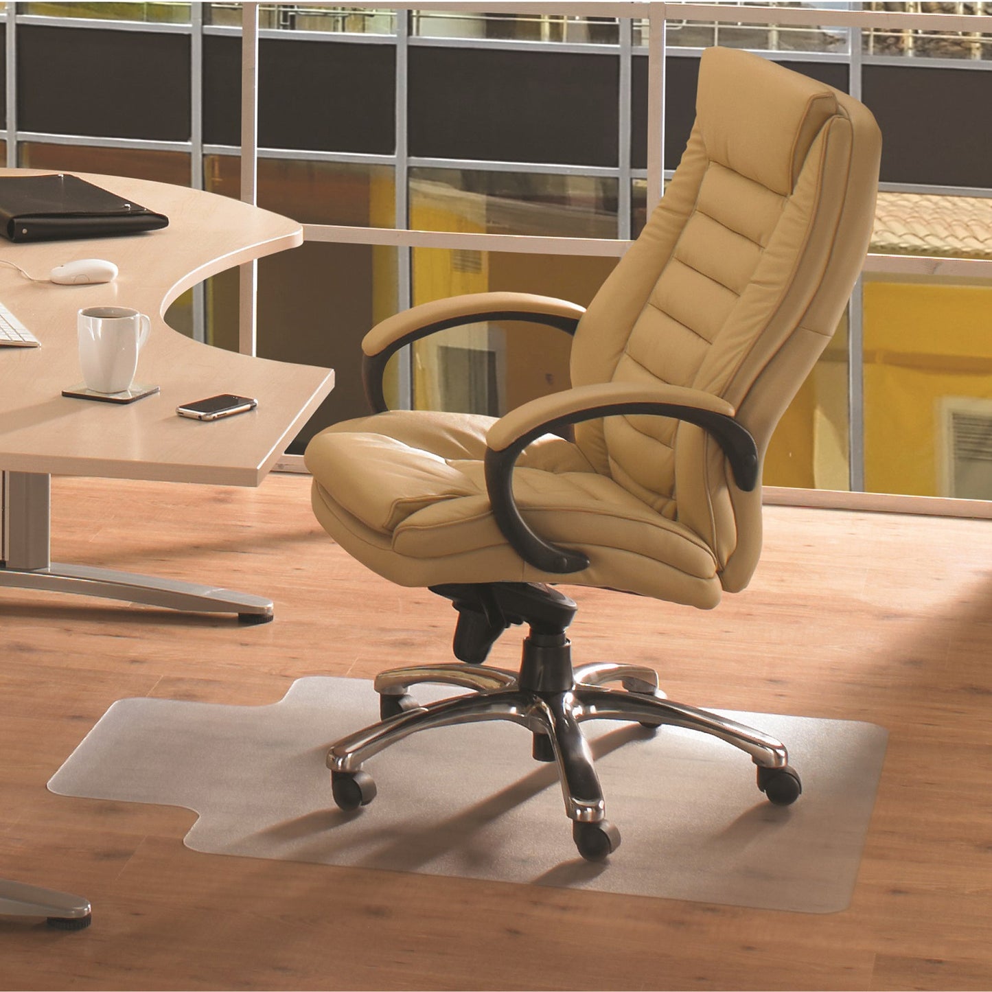 Cleartex Bodenschutzmatte advantagemat® 120 x 90 cm (B x T) Vinyl transparent