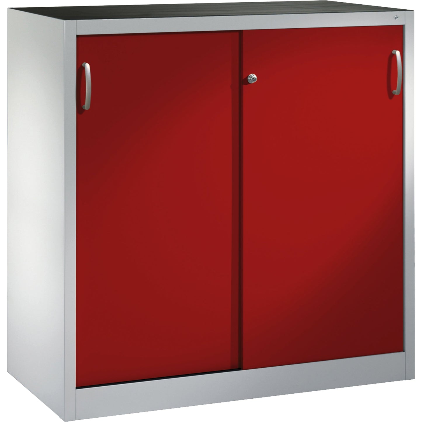 C+P Werkzeugschrank Acurado 1.200 x 1.200 x 500 mm (B x H x T) Stahl, lackiert Farbe der Front: rubinrot Farbe des Korpus: lichtgrau