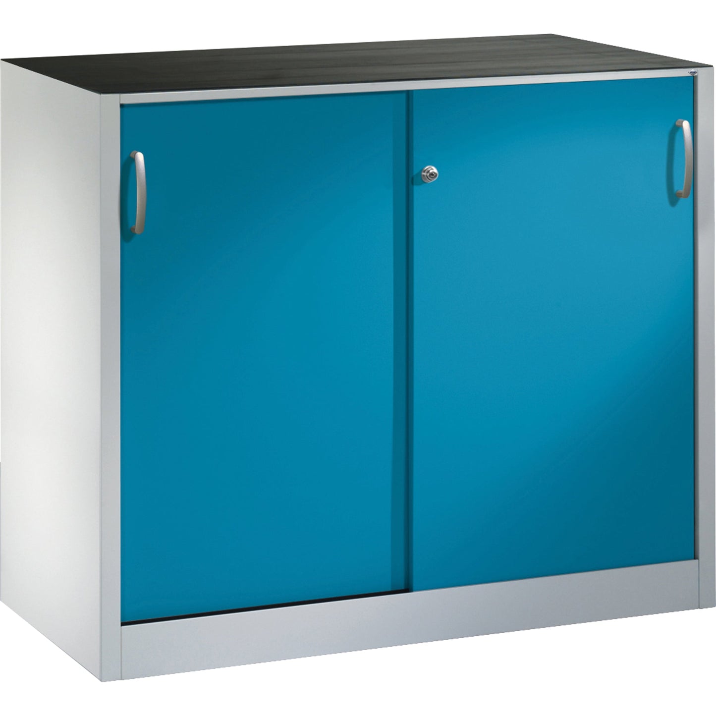 C+P Werkzeugschrank Acurado 1.200 x 1.000 x 500 mm (B x H x T) inkl. Gummiriefenmatte Stahl, lackiert Farbe der Front: lichtblau Farbe des Korpus: lichtgrau