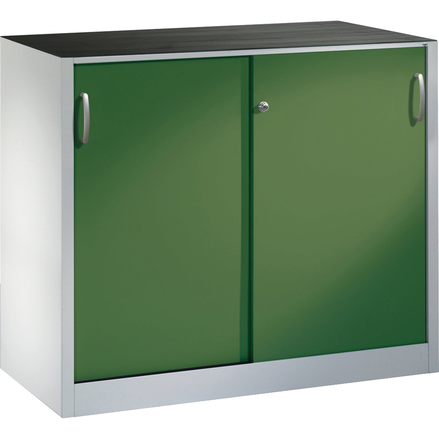 C+P Werkzeugschrank Acurado 1.200 x 1.000 x 500 mm (B x H x T) inkl. Gummiriefenmatte Stahl, lackiert Farbe der Front: resedagrün Farbe des Korpus: lichtgrau