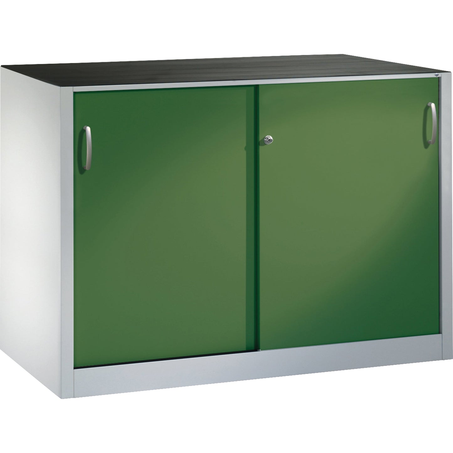C+P Werkzeugschrank Acurado 1.600 x 1.000 x 600 mm (B x H x T) Stahl, lackiert Farbe der Front: resedagrün Farbe des Korpus: lichtgrau