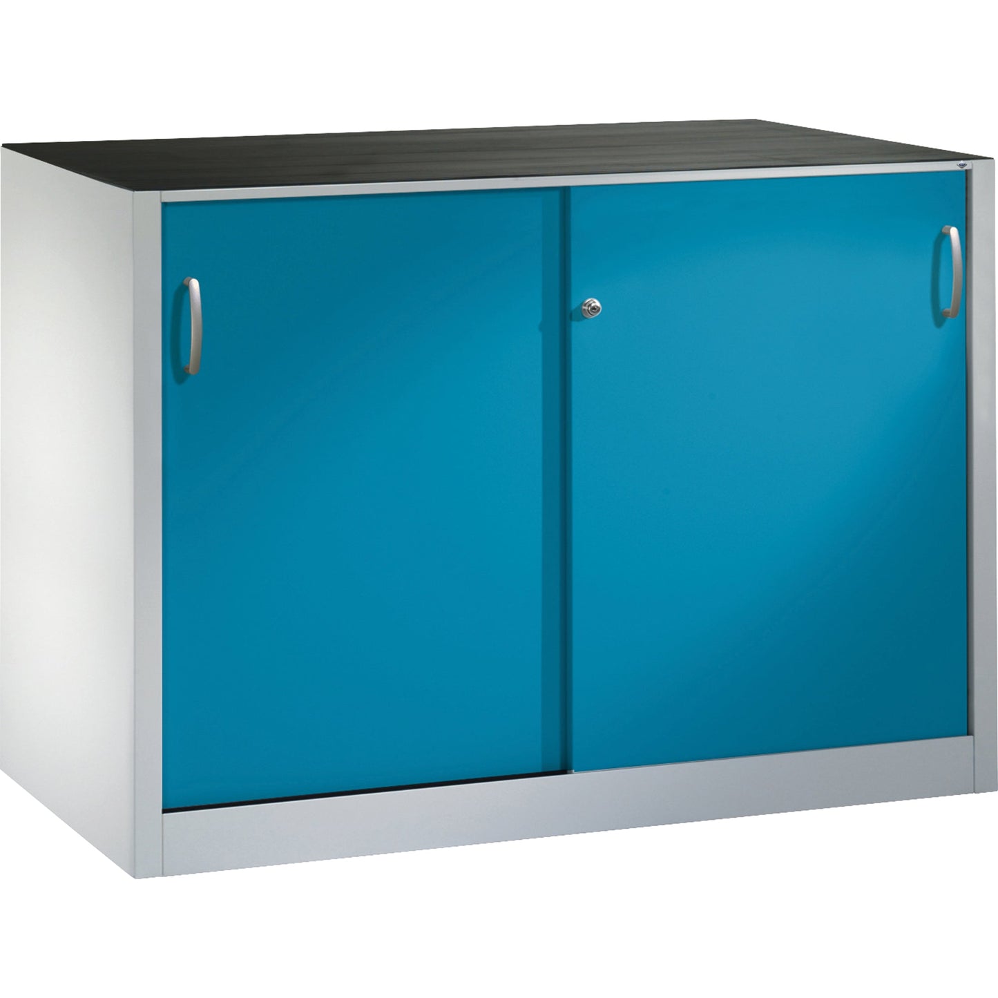 C+P Werkzeugschrank Acurado 1.600 x 1.000 x 600 mm (B x H x T) Stahl, lackiert Farbe der Front: lichtblau Farbe des Korpus: lichtgrau