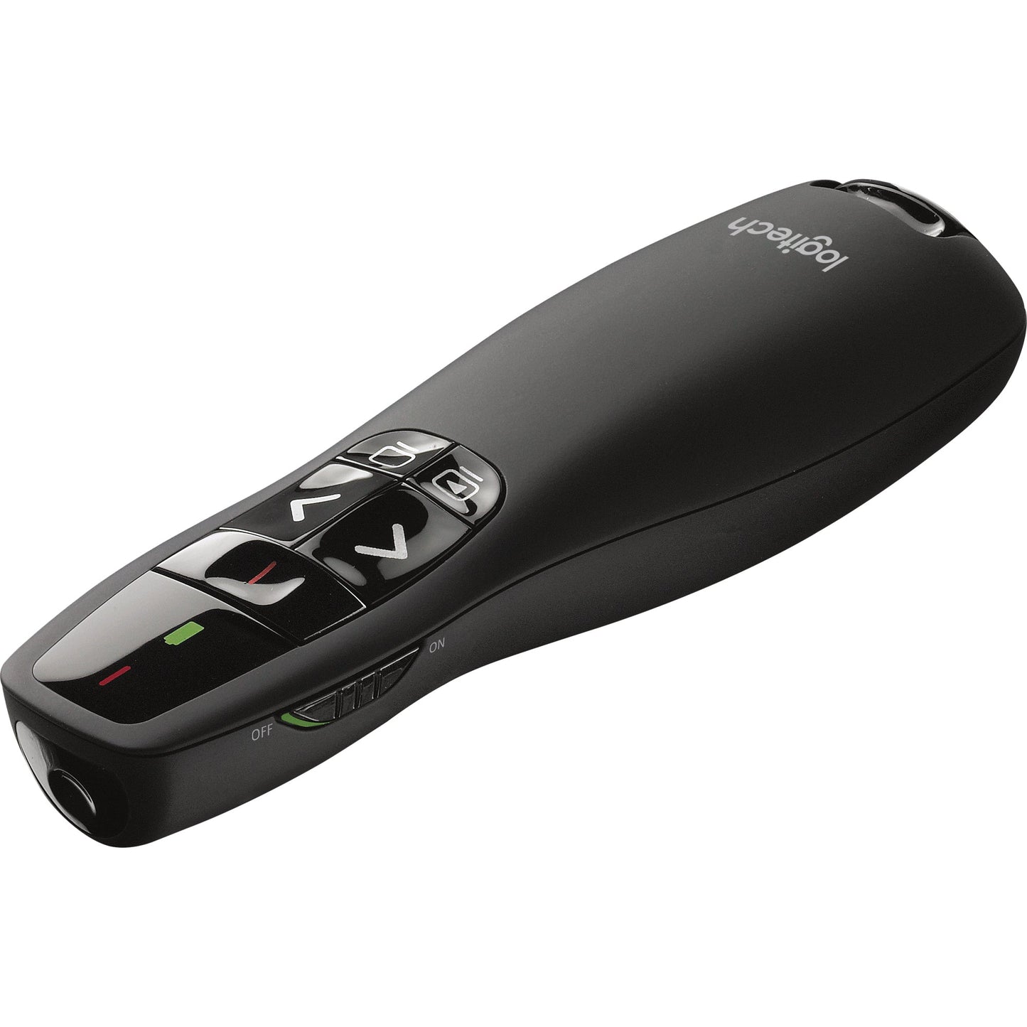 Logitech Wireless Presenter R400 115,5 x 37,8 x 27,4 mm (B x H x T) Windows® universell 10m inkl. USB-Empfänger schwarz