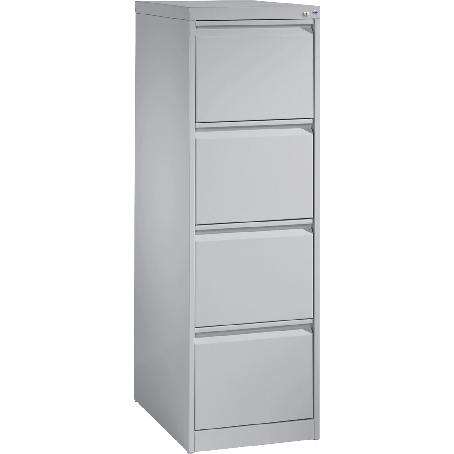 C+P Hängeregistraturschrank Acurado 433 x 1.357 x 590 mm (B x H x T) Stahl, lackiert weißaluminium