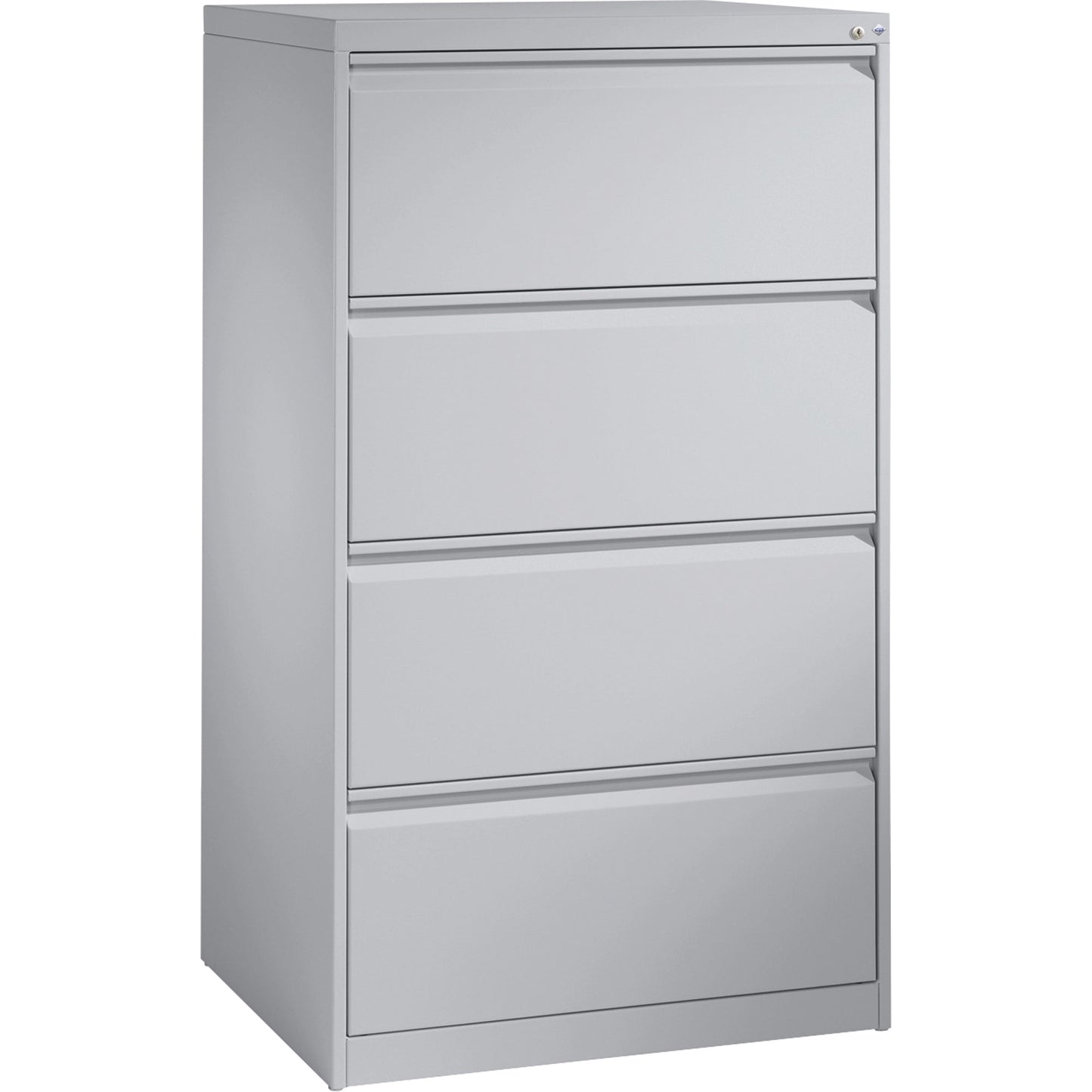 C+P Hängeregistraturschrank Acurado 787 x 1.357 x 590 mm (B x H x T) Stahl, lackiert weißaluminium