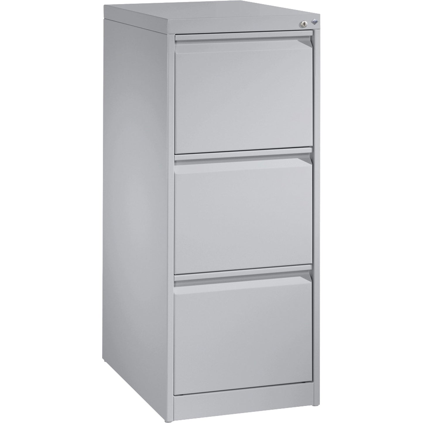 C+P Hängeregistraturschrank Acurado 433 x 1.045 x 590 mm (B x H x T) Stahl, lackiert weißaluminium