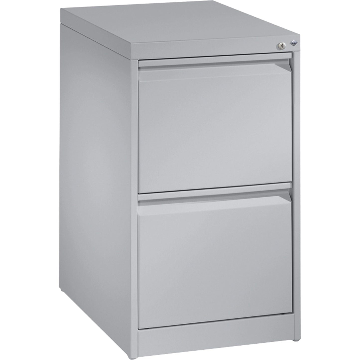 C+P Hängeregistraturschrank Acurado 433 x 733 x 590 mm (B x H x T) Stahl, lackiert weißaluminium