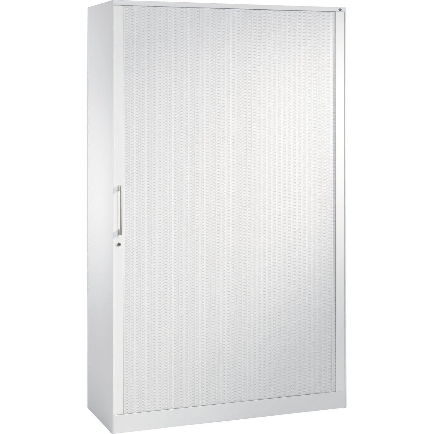C+P Rollladenschrank Asisto 1.200 x 1.980 x 435 mm (B x H x T) 4 Fachböden verkehrsweiß verkehrsweiß