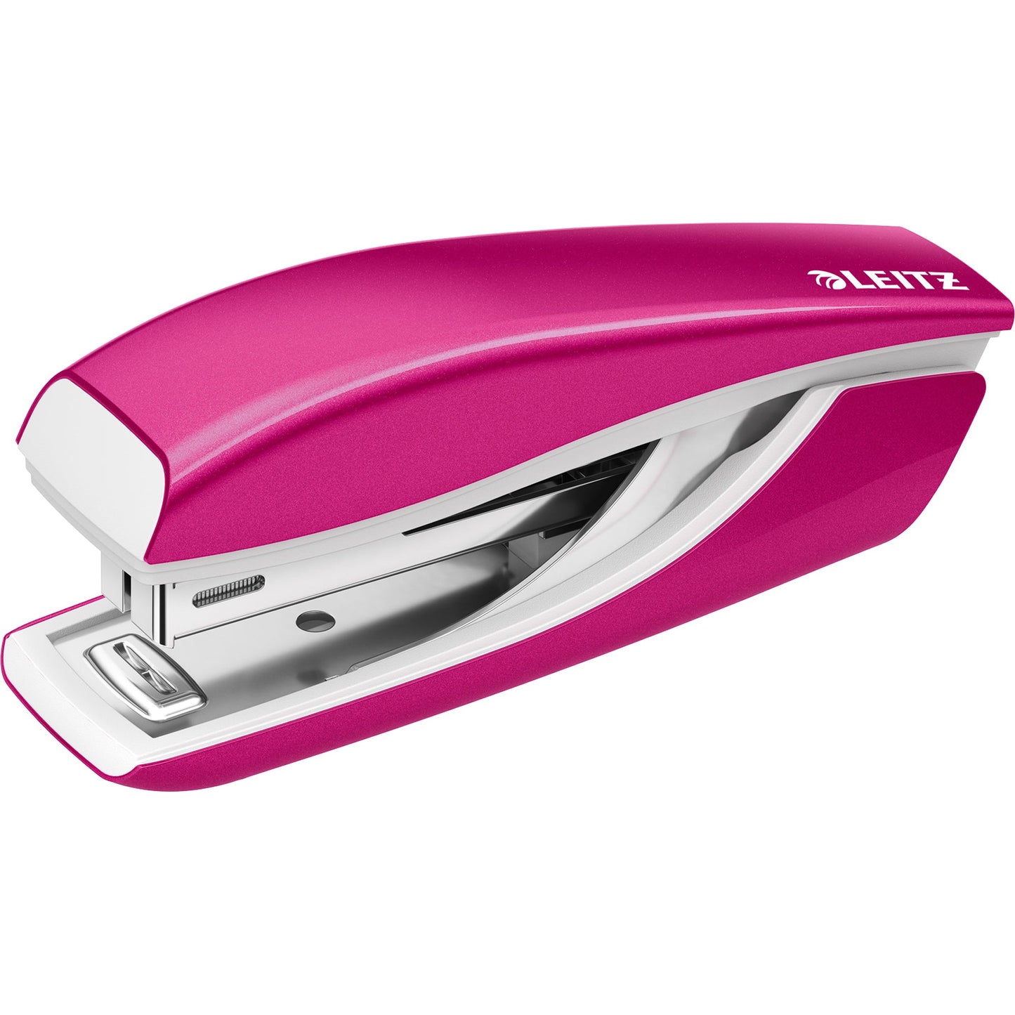 Leitz Heftgerät NeXXt WOW Mini 5528 No. 10 fest/nageln 10 Bl. (80 g/m²) Metall/Kunststoff pink