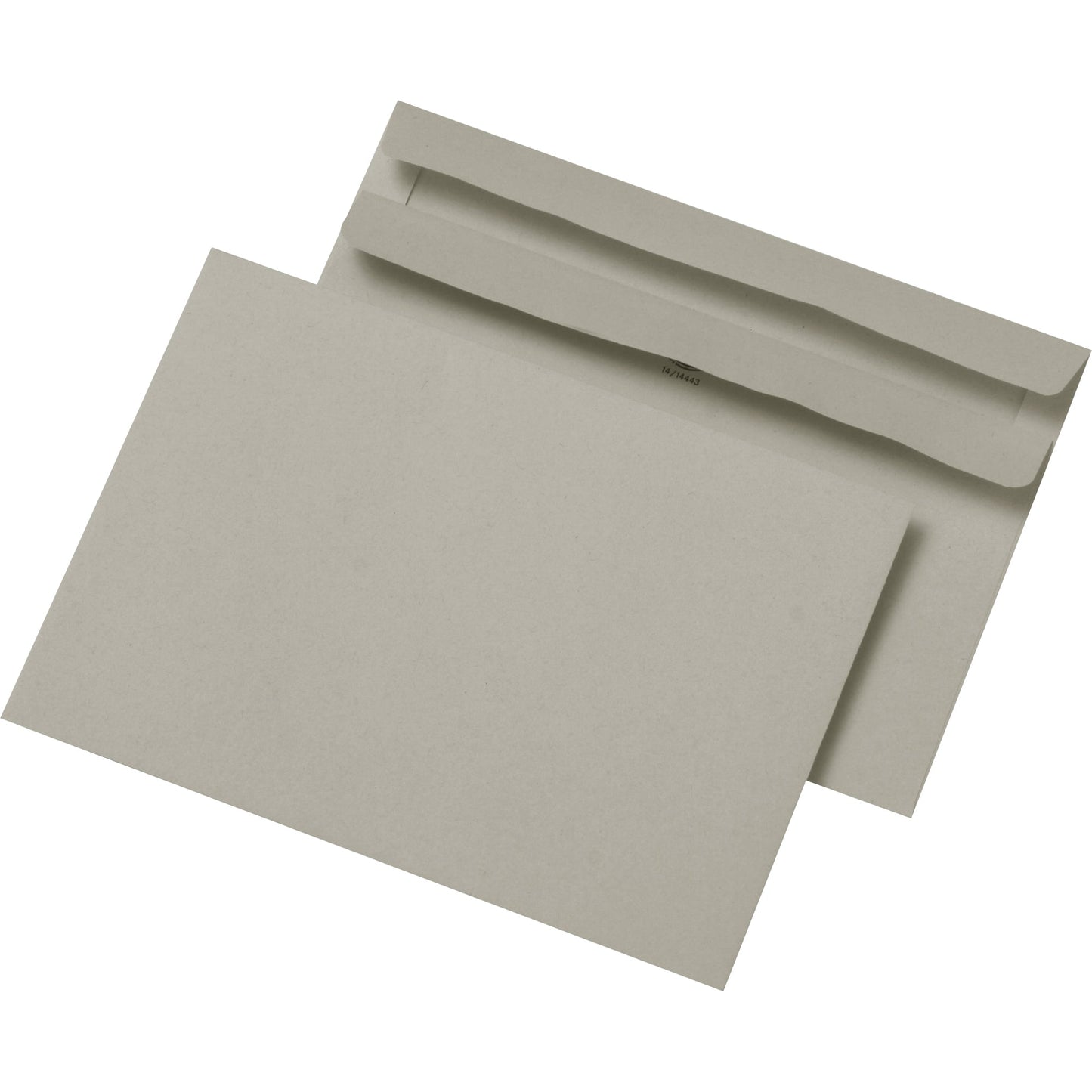 MAILmedia Briefumschlag DIN C6 162 x 114 mm (B x H) mit Selbstklebung ohne Fenster 75g/m² grau 1.000 St./Pack.